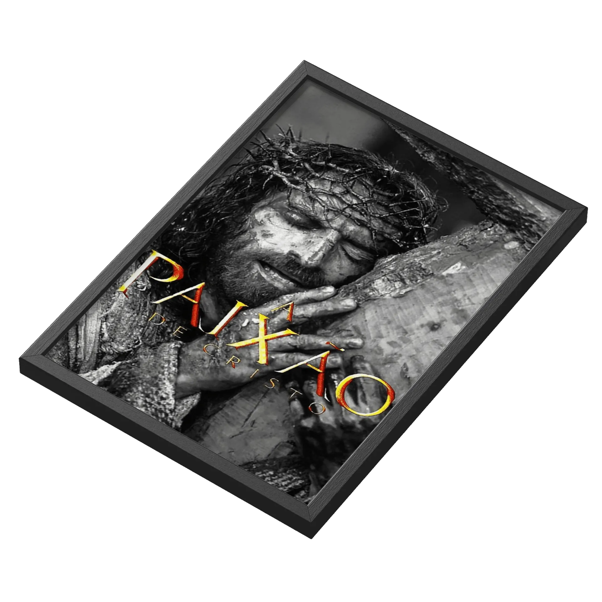 Quadro A3 A Paixão de Cristo MDF e Vidro - Imagem 3