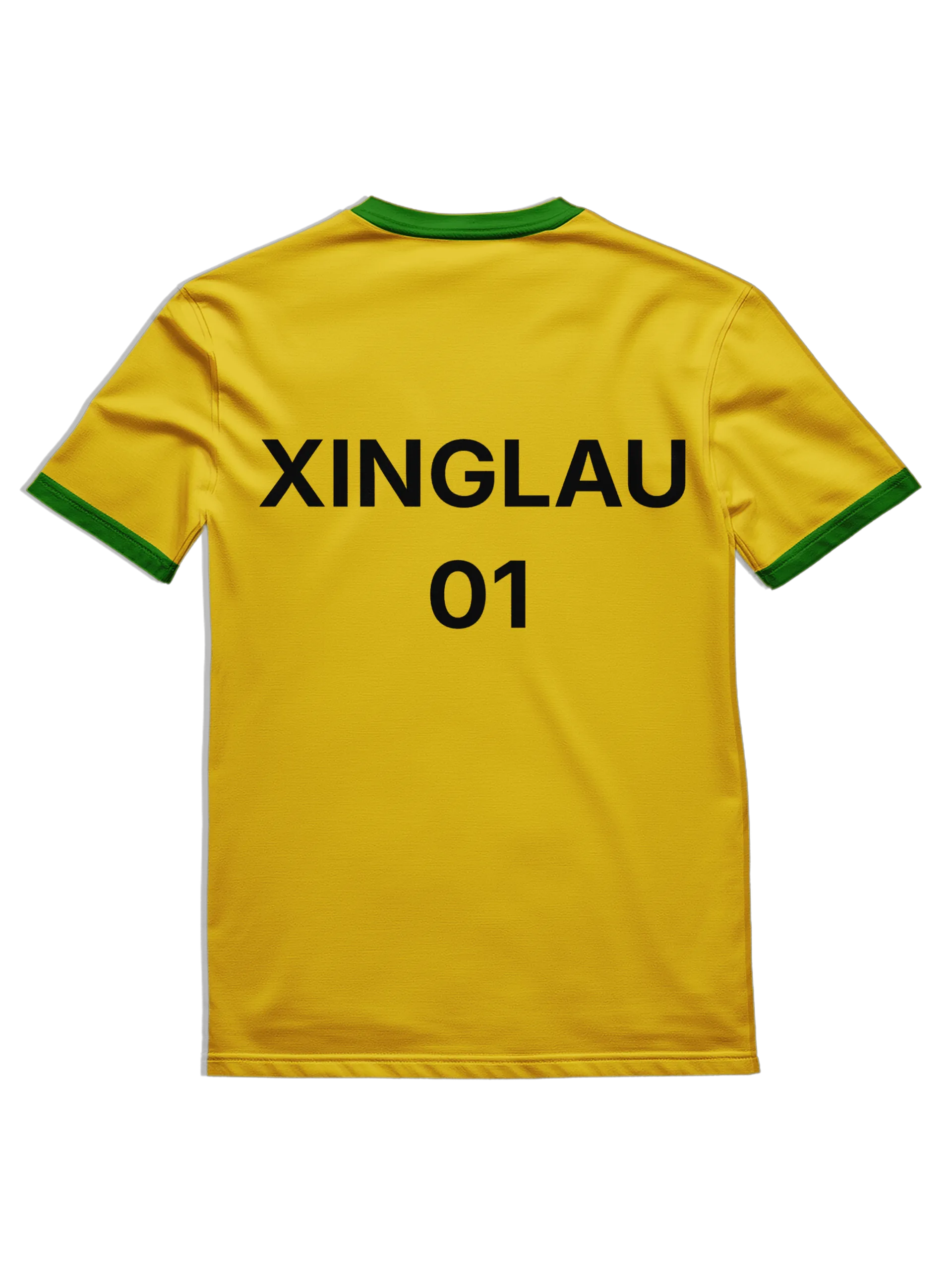 Camiseta Amarela Brasil Xinglau (100% algodão) - Imagem 3