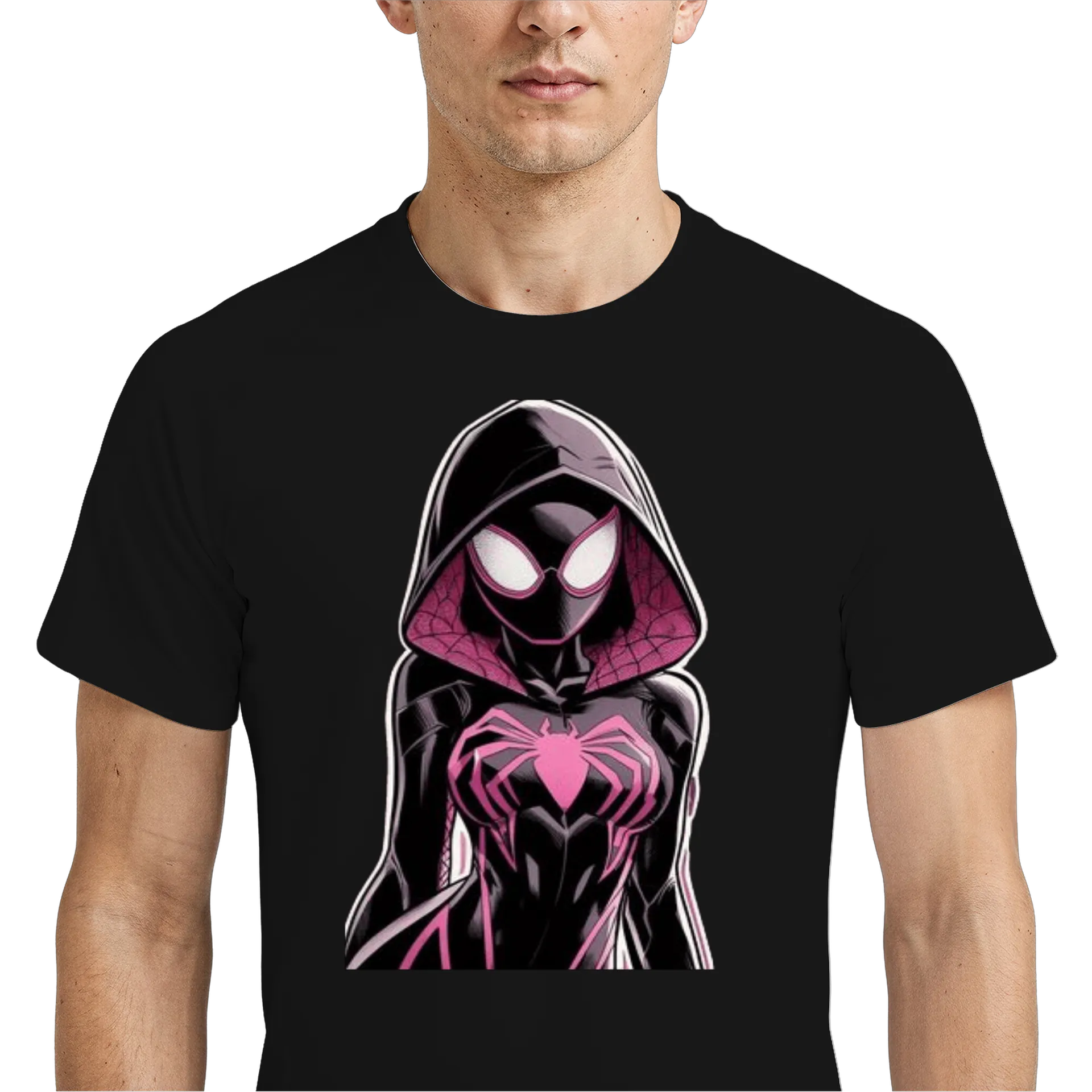 Camiseta Dry Fit Aranha Estilo Cartoon 100% Algodão - Imagem 4
