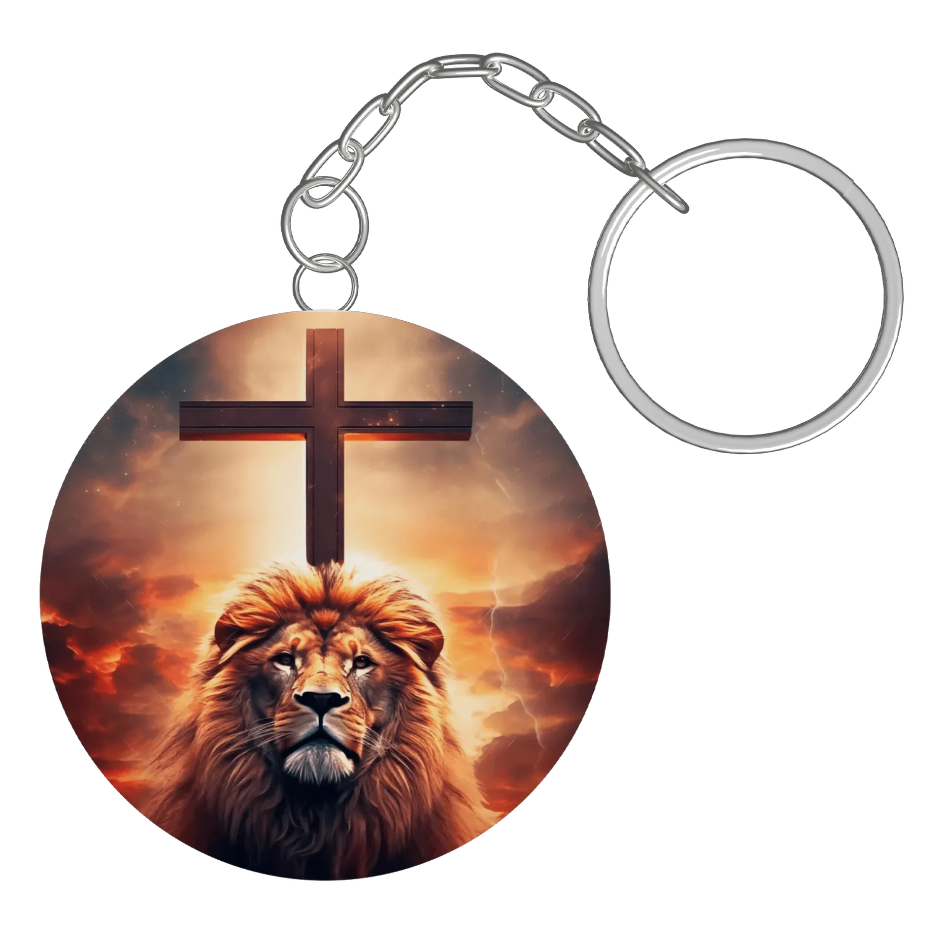 Chaveiro personalizado Leão de Judá - Imagem 3