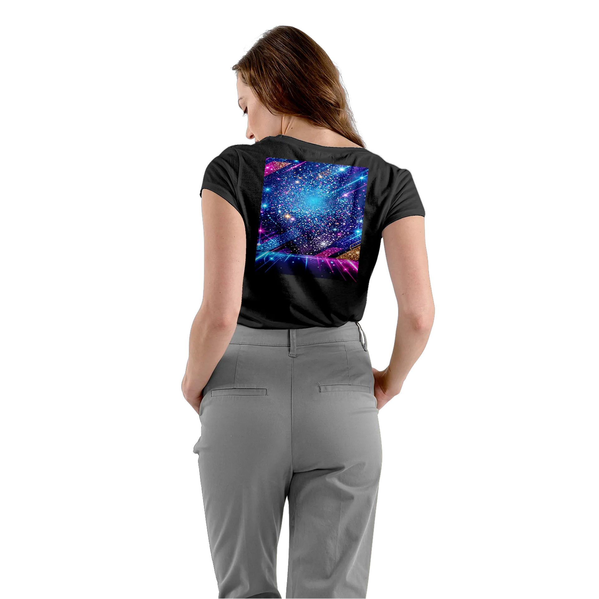 Camiseta Babylook Estampa Tipográfica Nychrons Extremers - Imagem 3