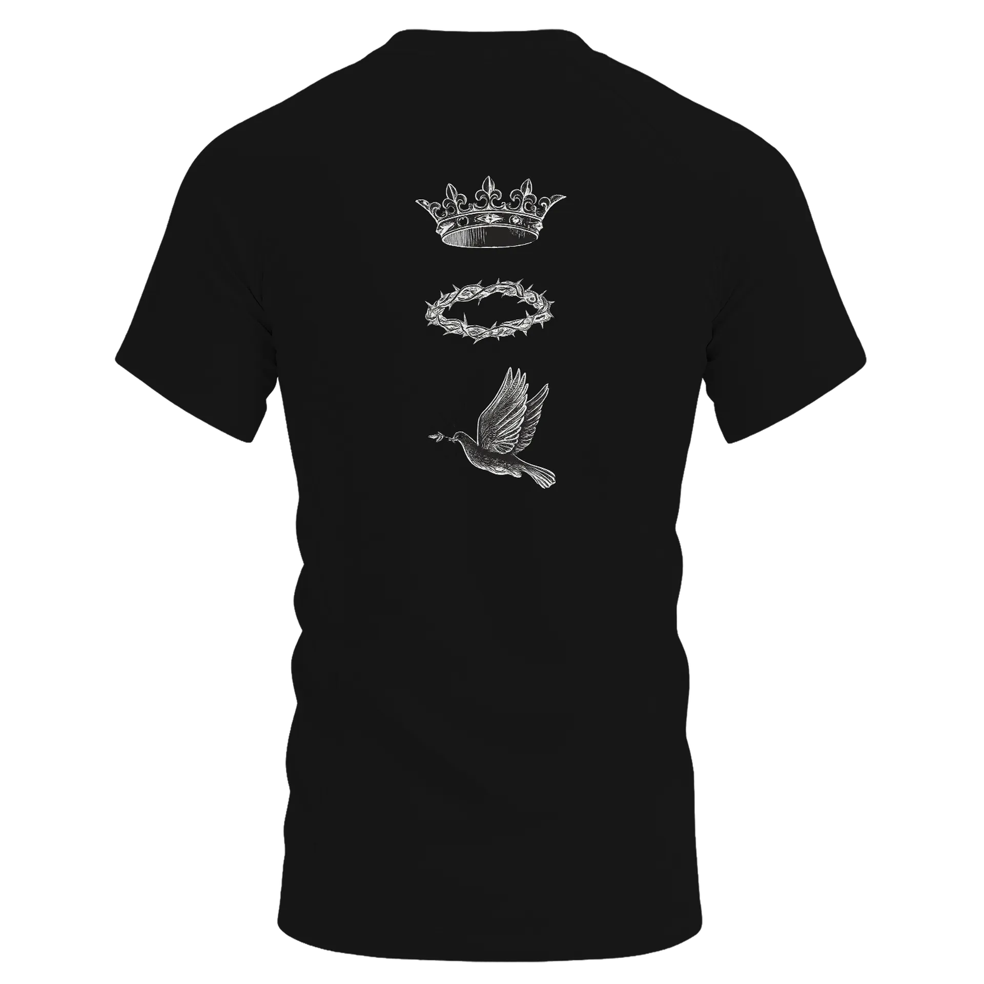 Camiseta Dry Fit Coroa Pássaro Estampa Vintage 100% - Imagem 2