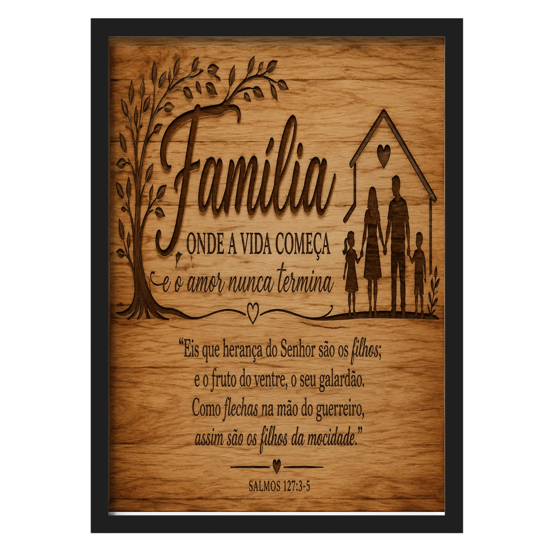 Quadro Personalizado MDF e Vidro A3 - Imagem 1