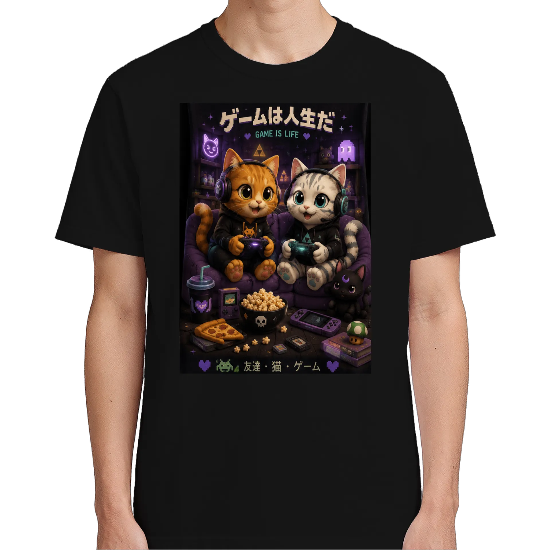 Camiseta Cat's Mario  - Imagem 5