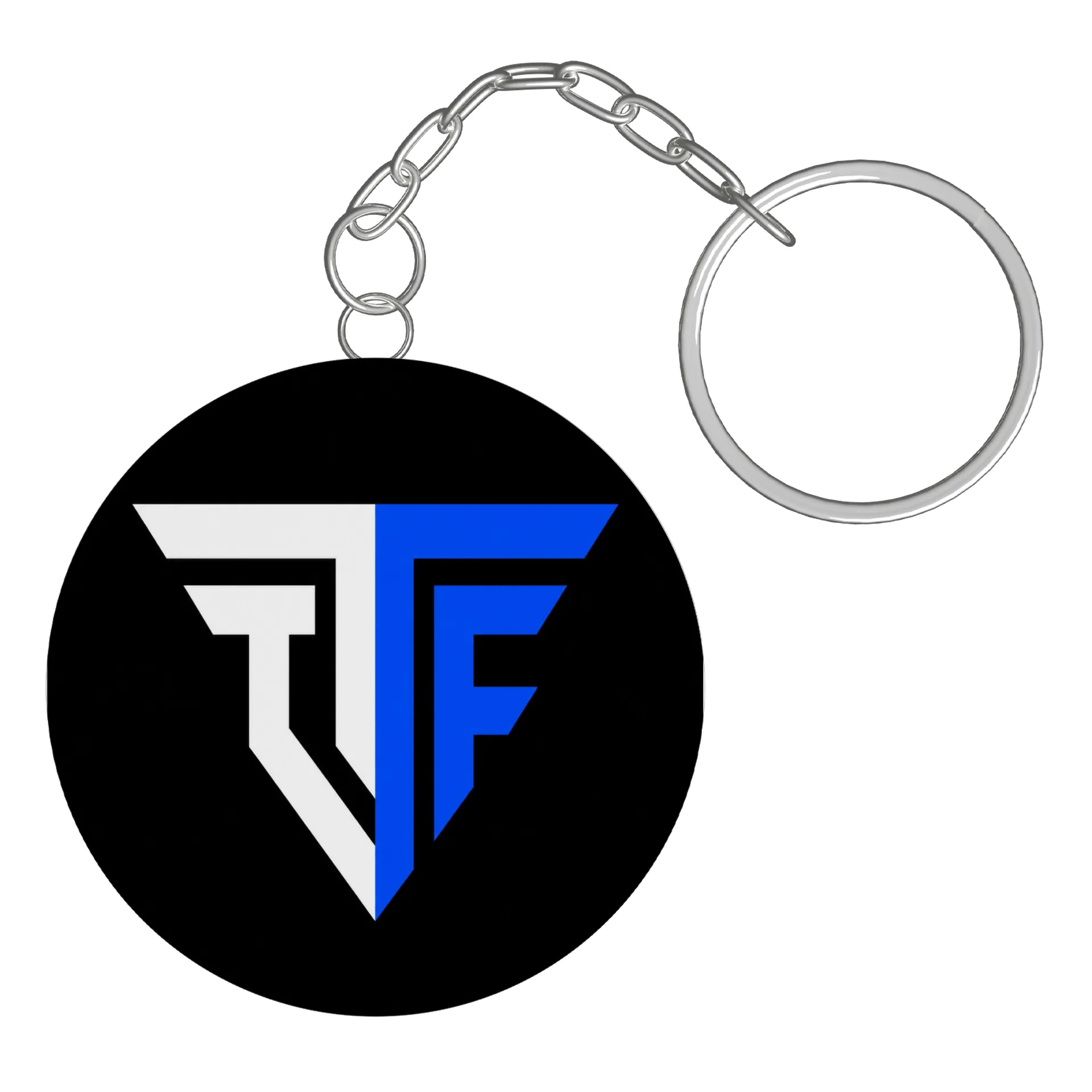 Chaveiro MDF Logotipo TQF Estilo Moderno 5x5cm - Imagem 3
