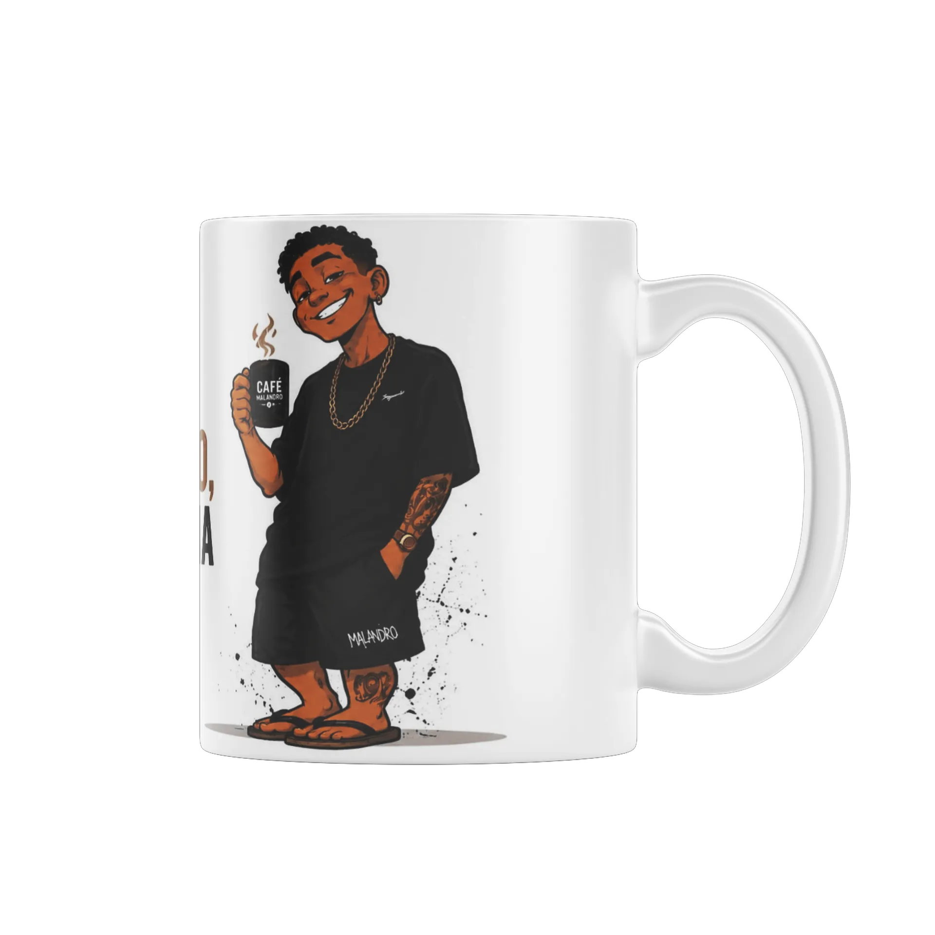 Caneca personalizada de Café malandro ☕