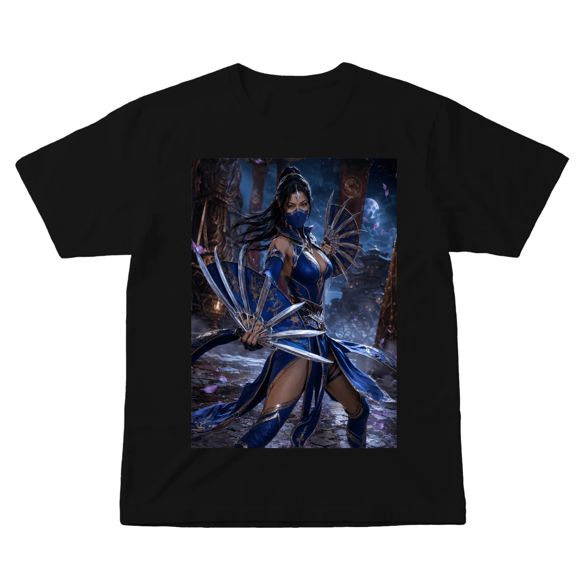 Camiseta personalizada Kitana mortal kombat de Nathan — imagem 1 de 6