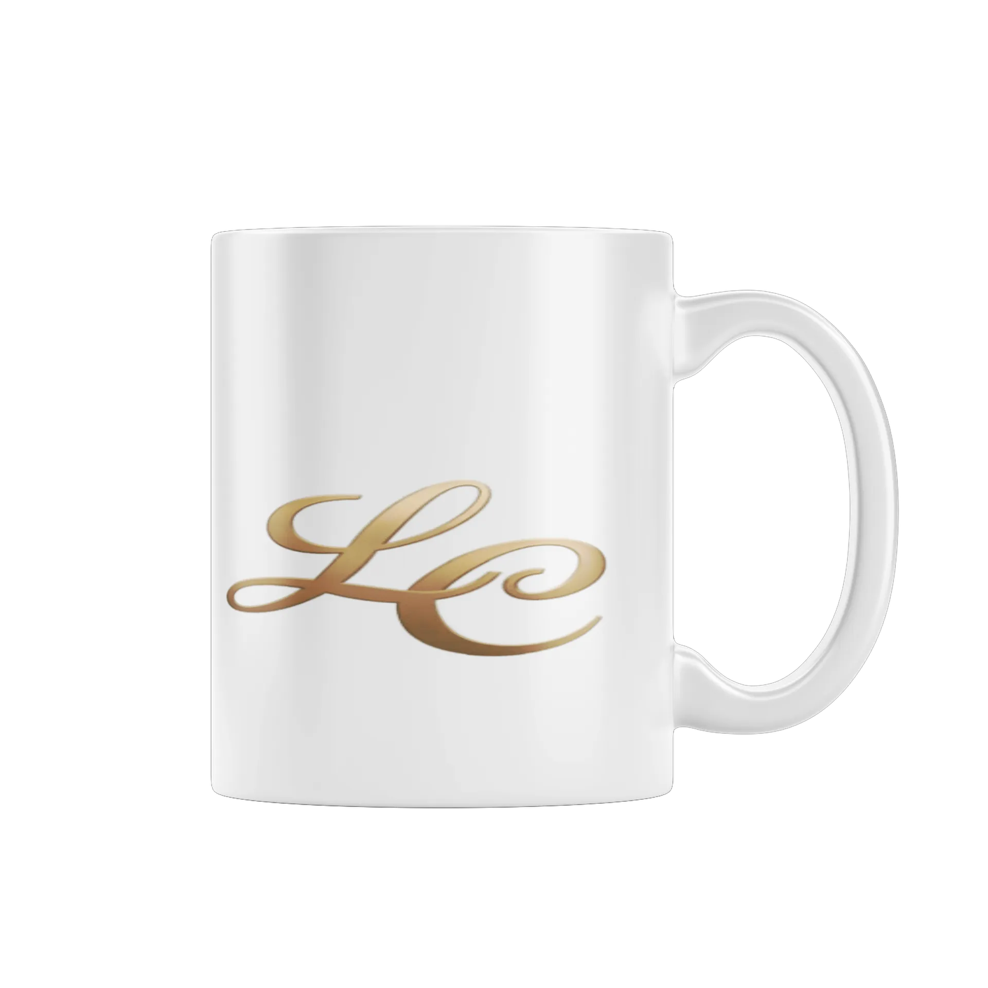 Caneca Porcelana Personalizada Branco 325ml Lê Dias cacachi - Imagem 1