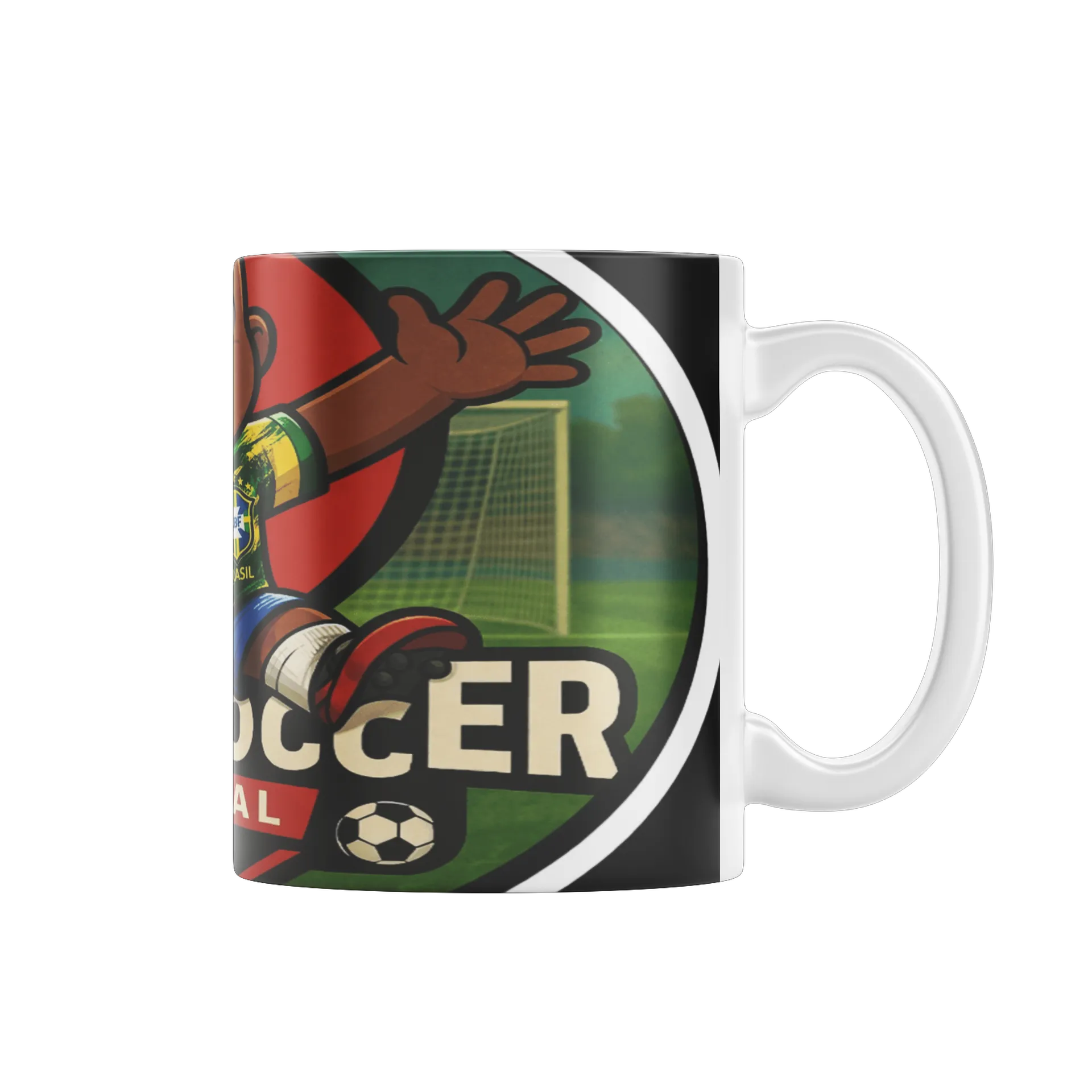 Caneca personalizada Black Soccer Oficial  - Imagem 1