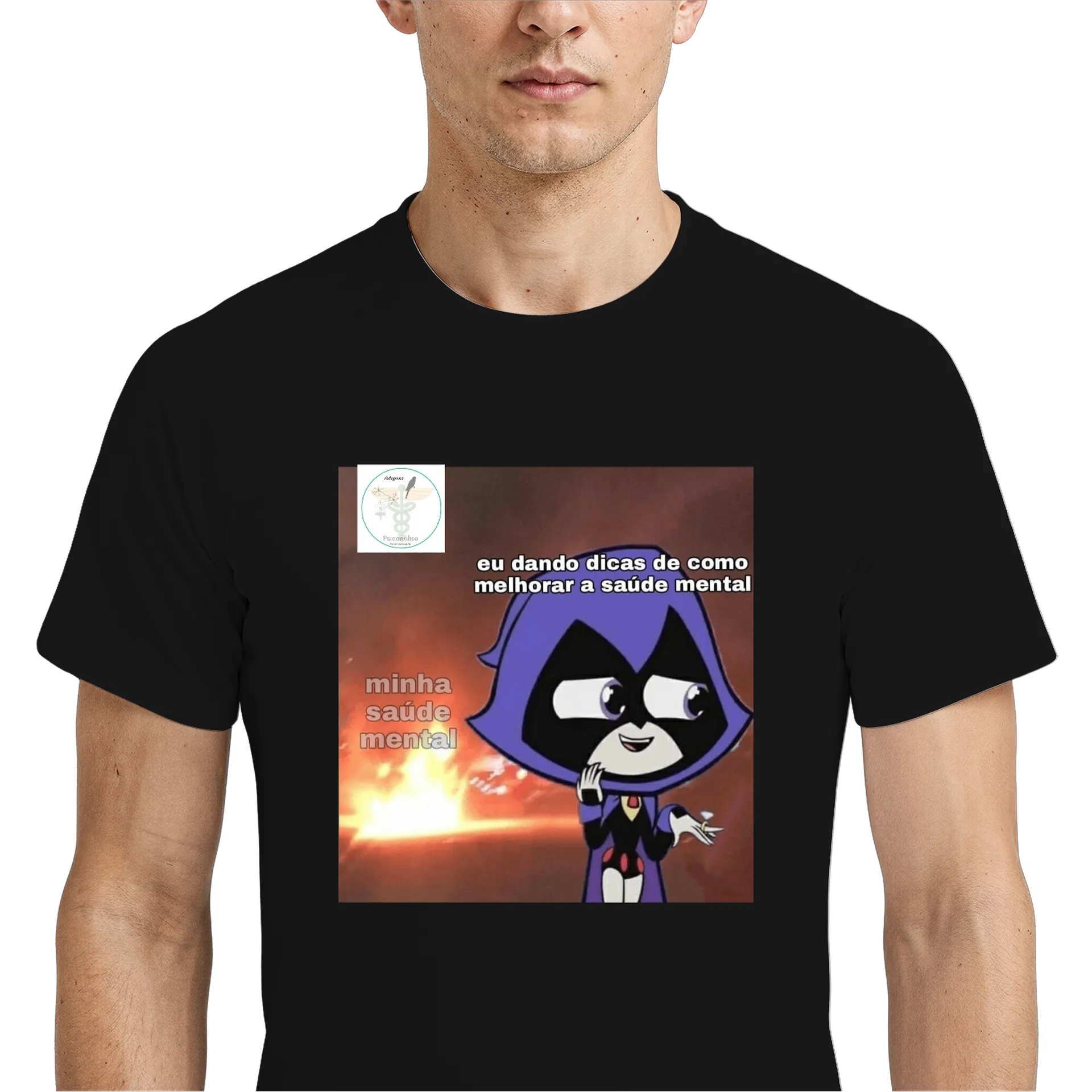 Camiseta Dry Fit Estampa Saúde Mental 100% Polyester - Imagem 4