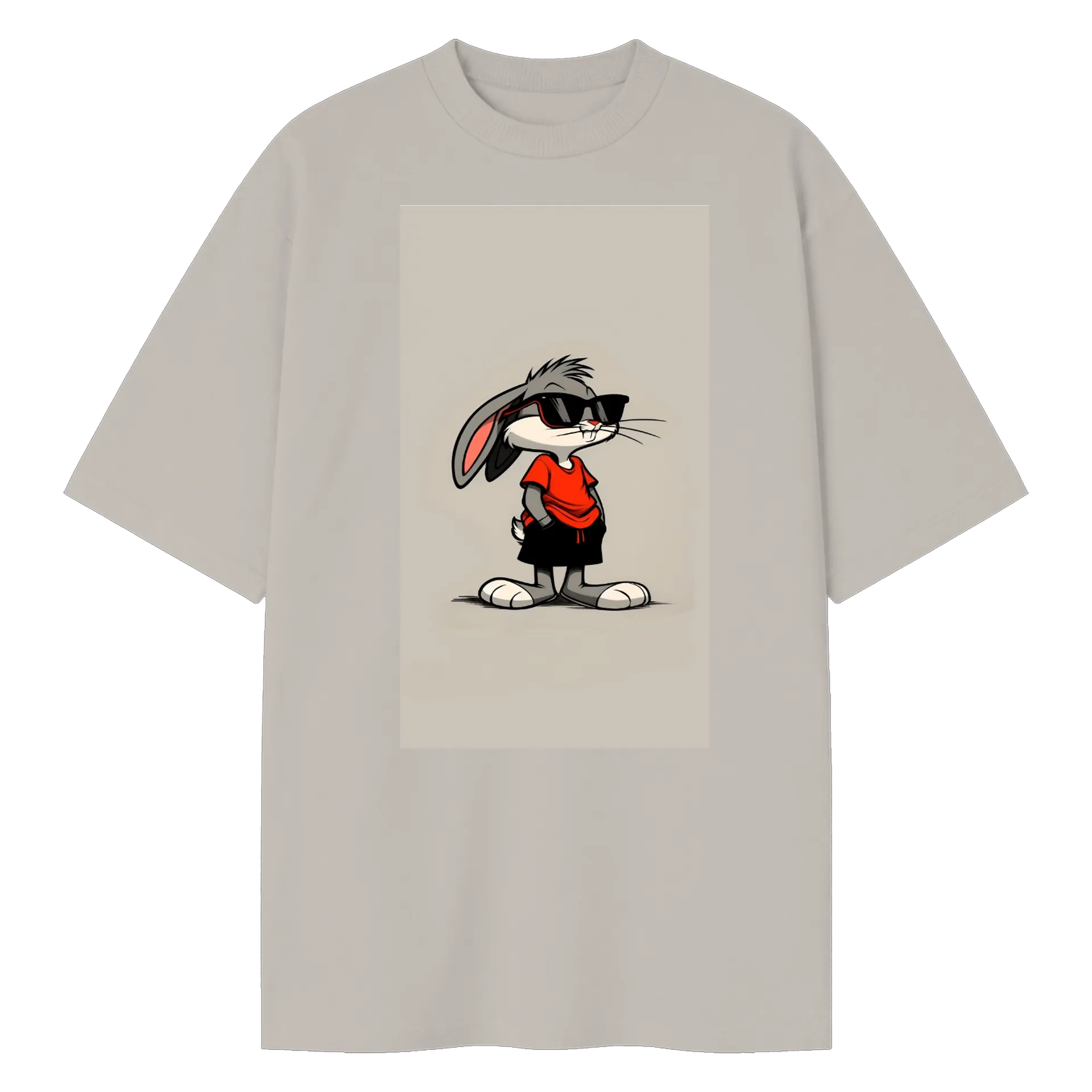 Camiseta Oversized Perna Longa - Imagem 1