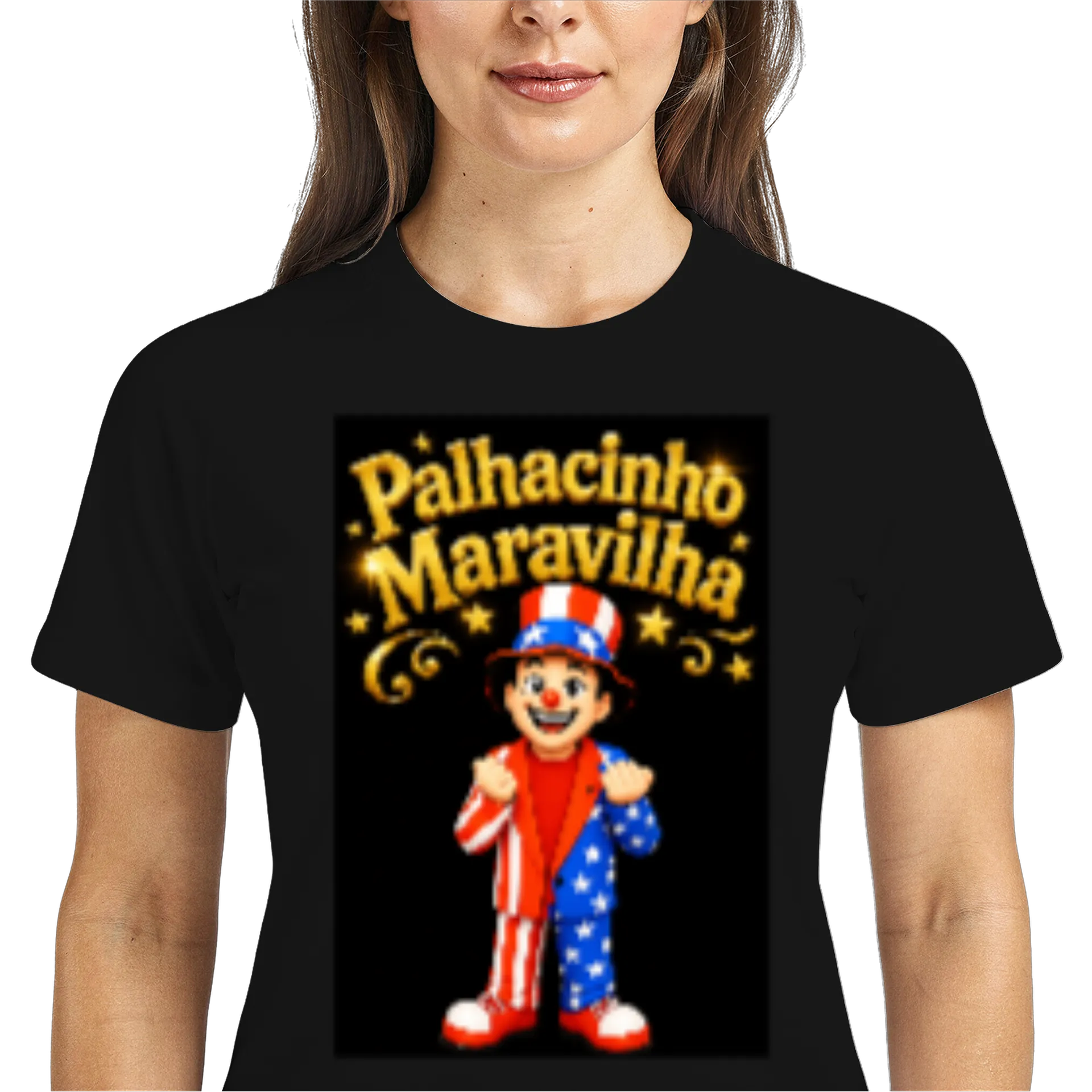 Camiseta Dry Fit Palhacinho Maravilha 100% Polyester - Imagem 3
