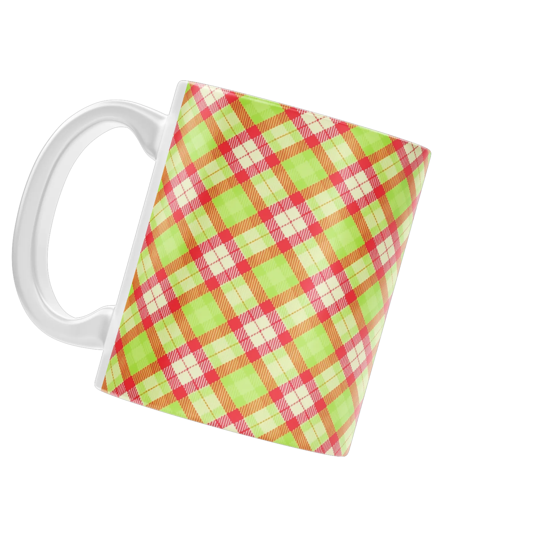 Caneca Porcelana Plaid Coralim 325ml - Imagem 3