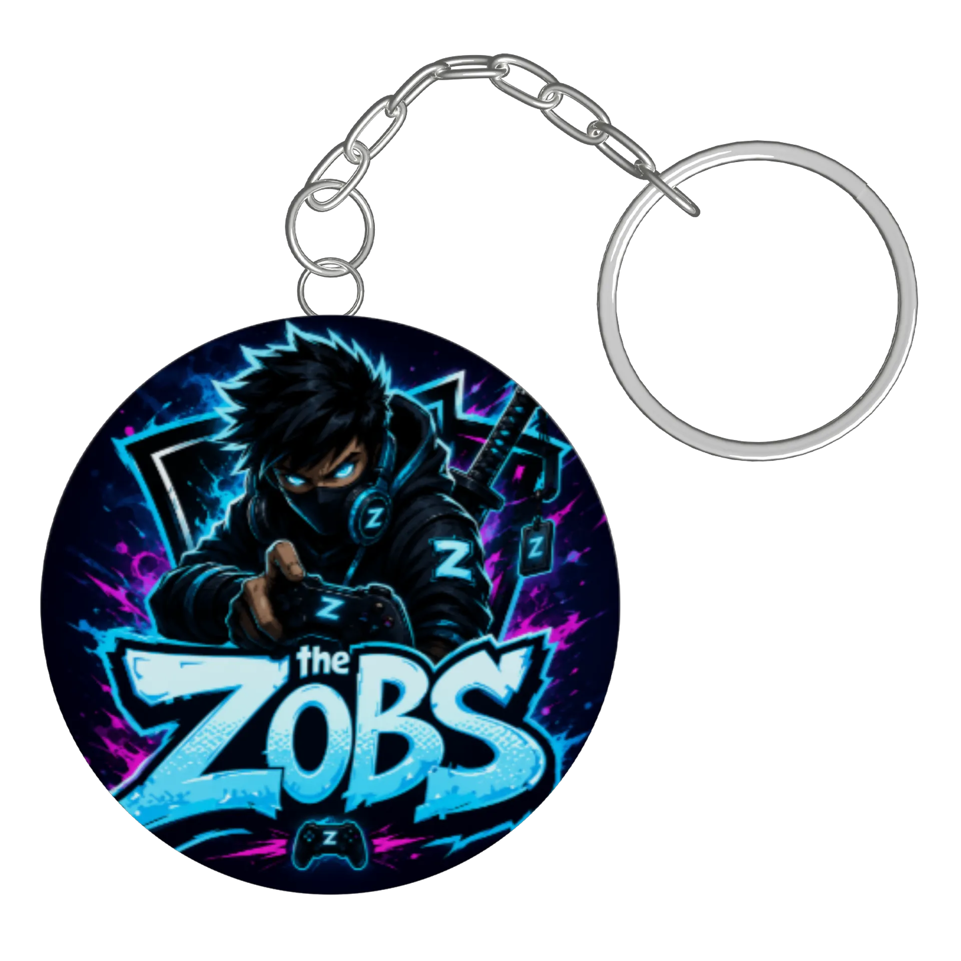 Chaveiro The Zobs Ninja! 5x5cm - Imagem 3