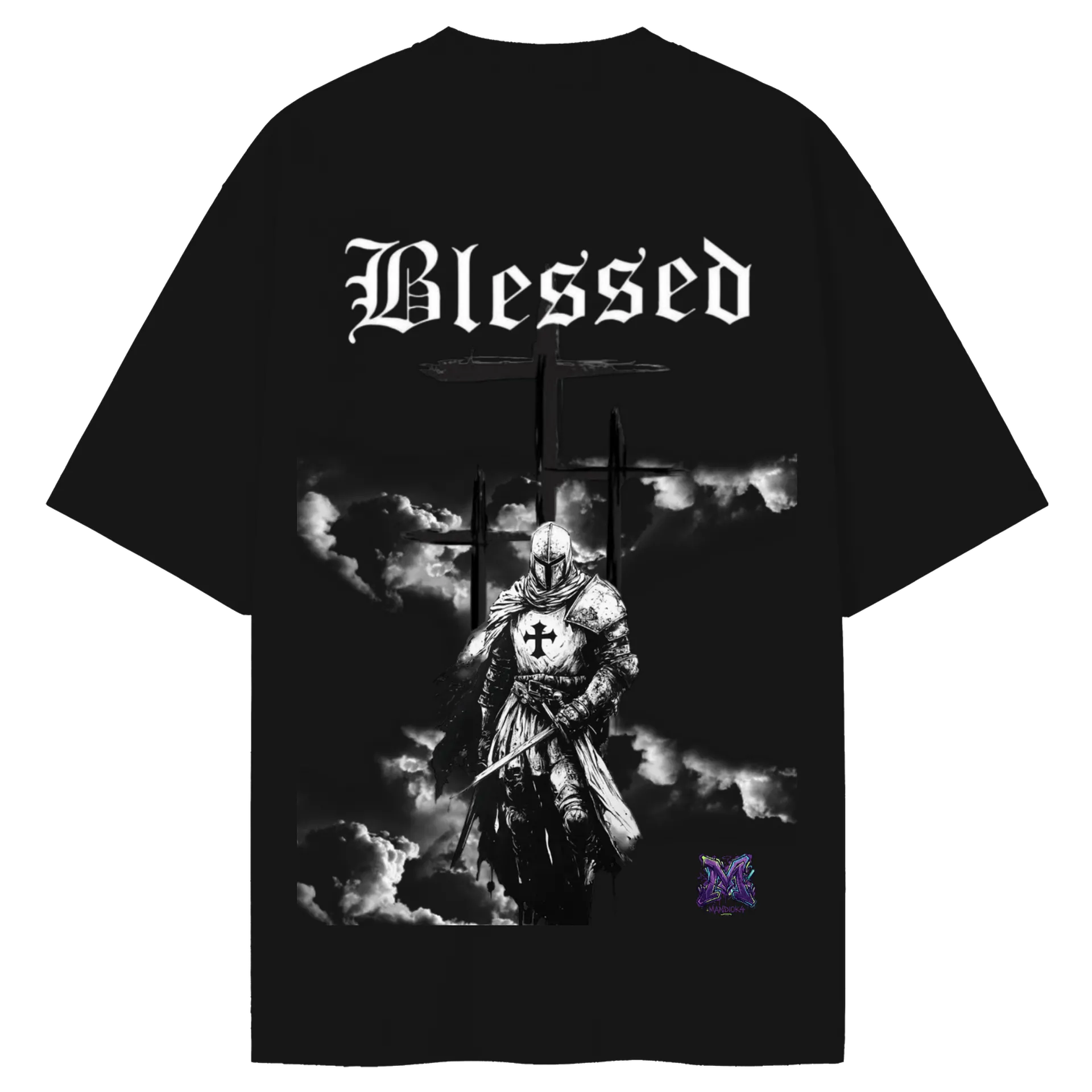 Oversized BLESSED MEDIEVAL de MANDIOK4 — imagem 2 de 6