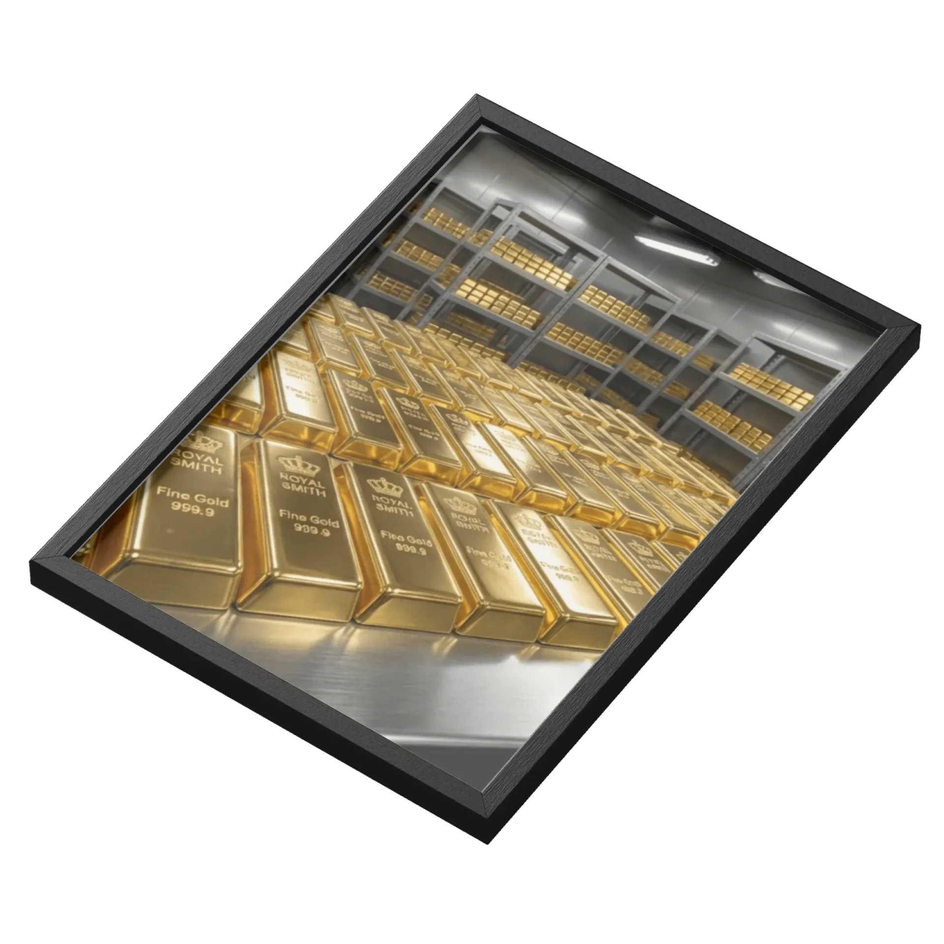 Quadro da imagem de barras de ouro  - Imagem 3