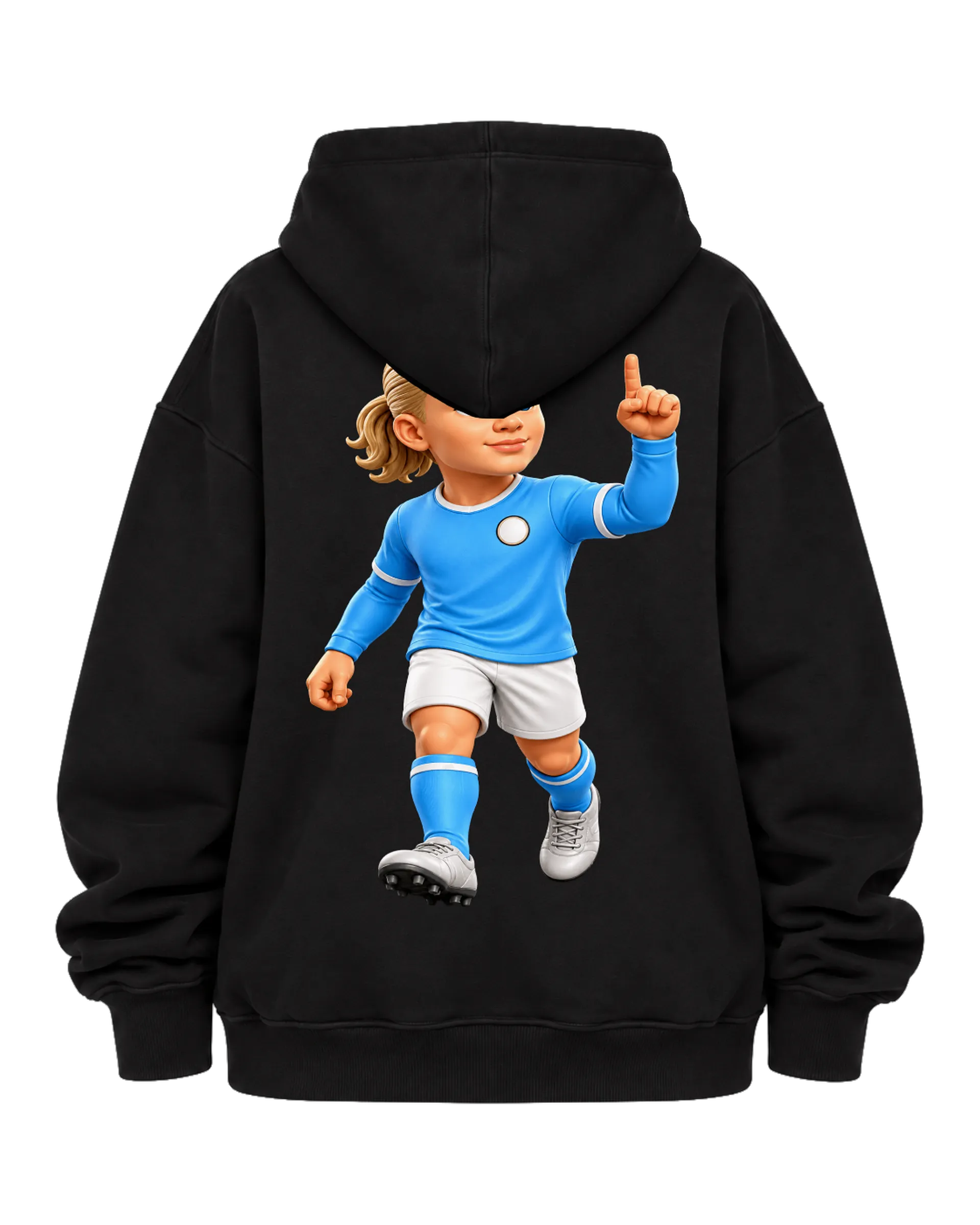 Blusa Moletom Canguru Menina Jogadora em Estilo 3D Etison - Imagem 6