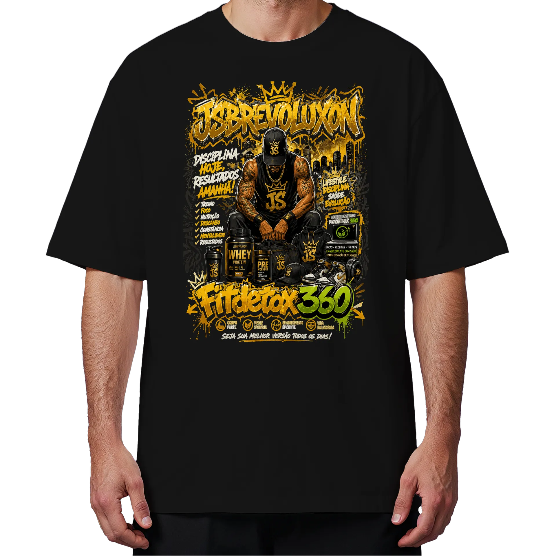 Camiseta Oversized jsbrevoluxon  - Imagem 4