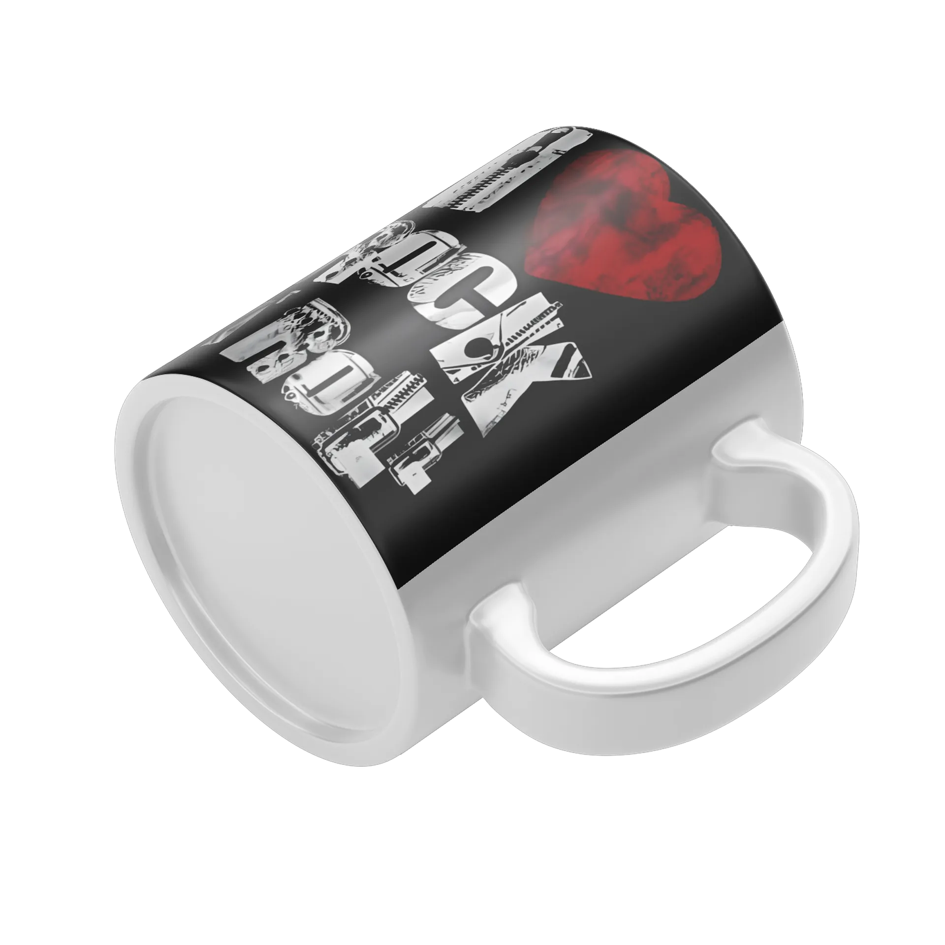 Caneca Porcelana Rock N Roll  de Infinity History — imagem 4 de 4