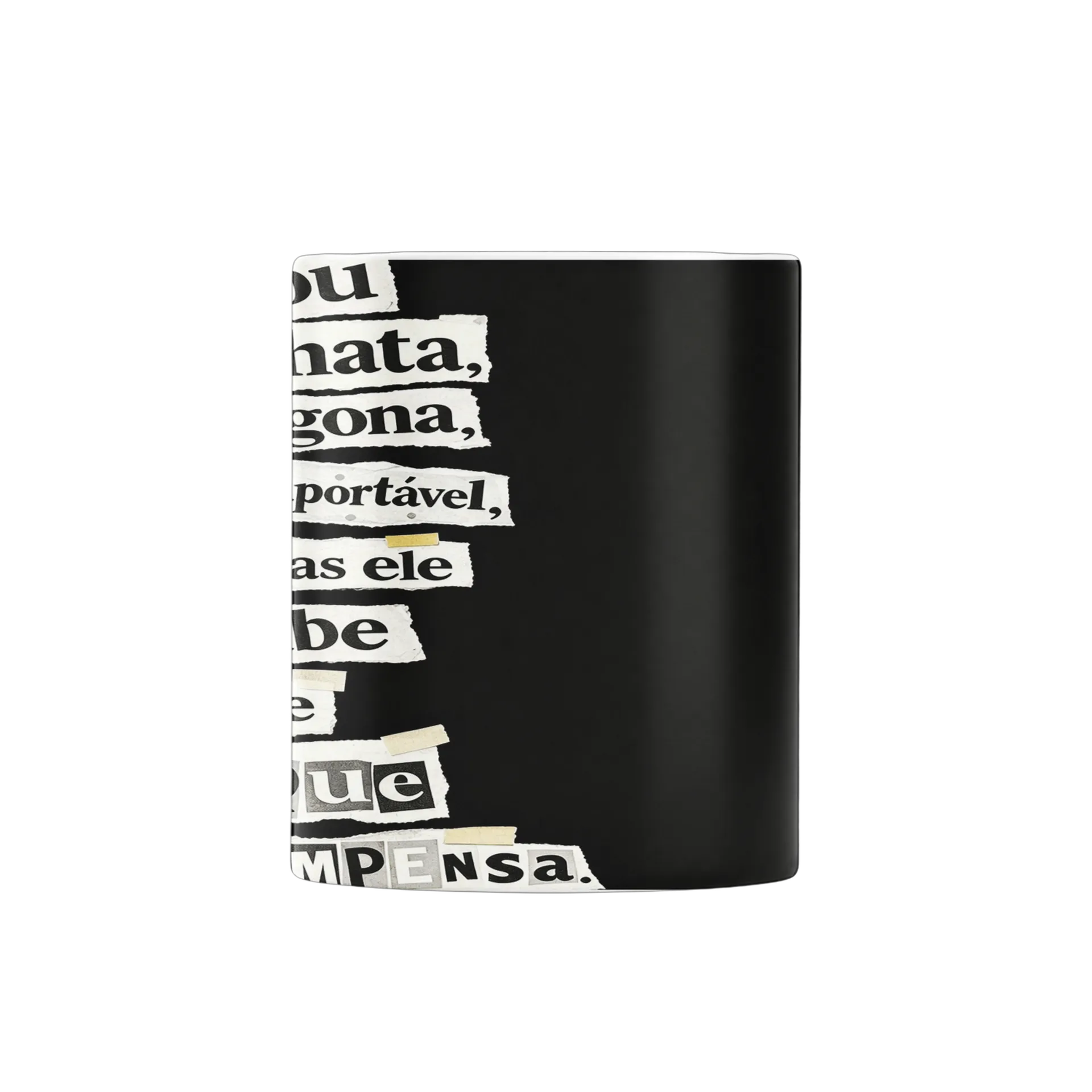 Caneca Personalizada 325ml Estampa Letras Sou Chata - Imagem 3
