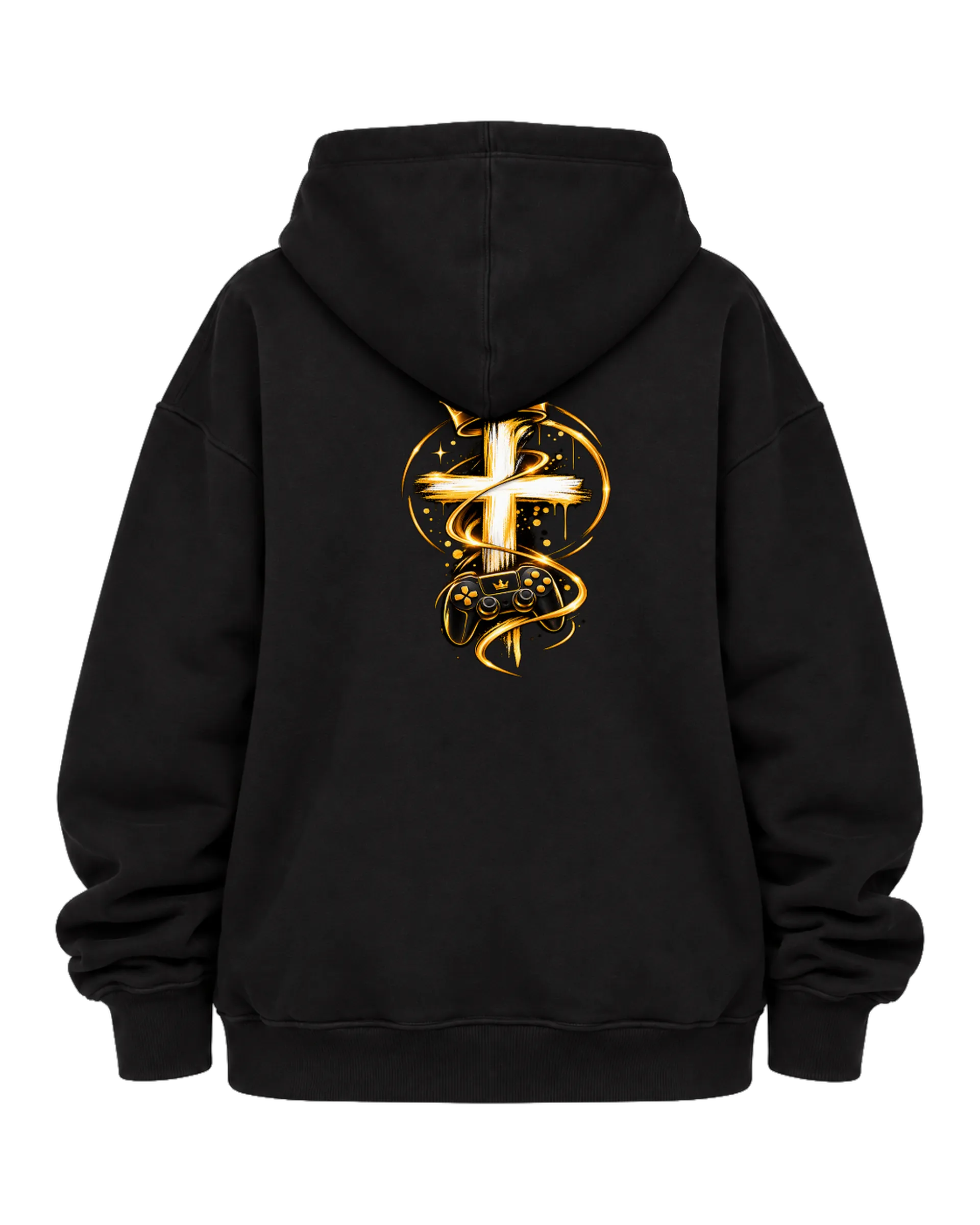 Blusa Moletom Canguru Estampa Deus é a Minha Gameplay - Imagem 6