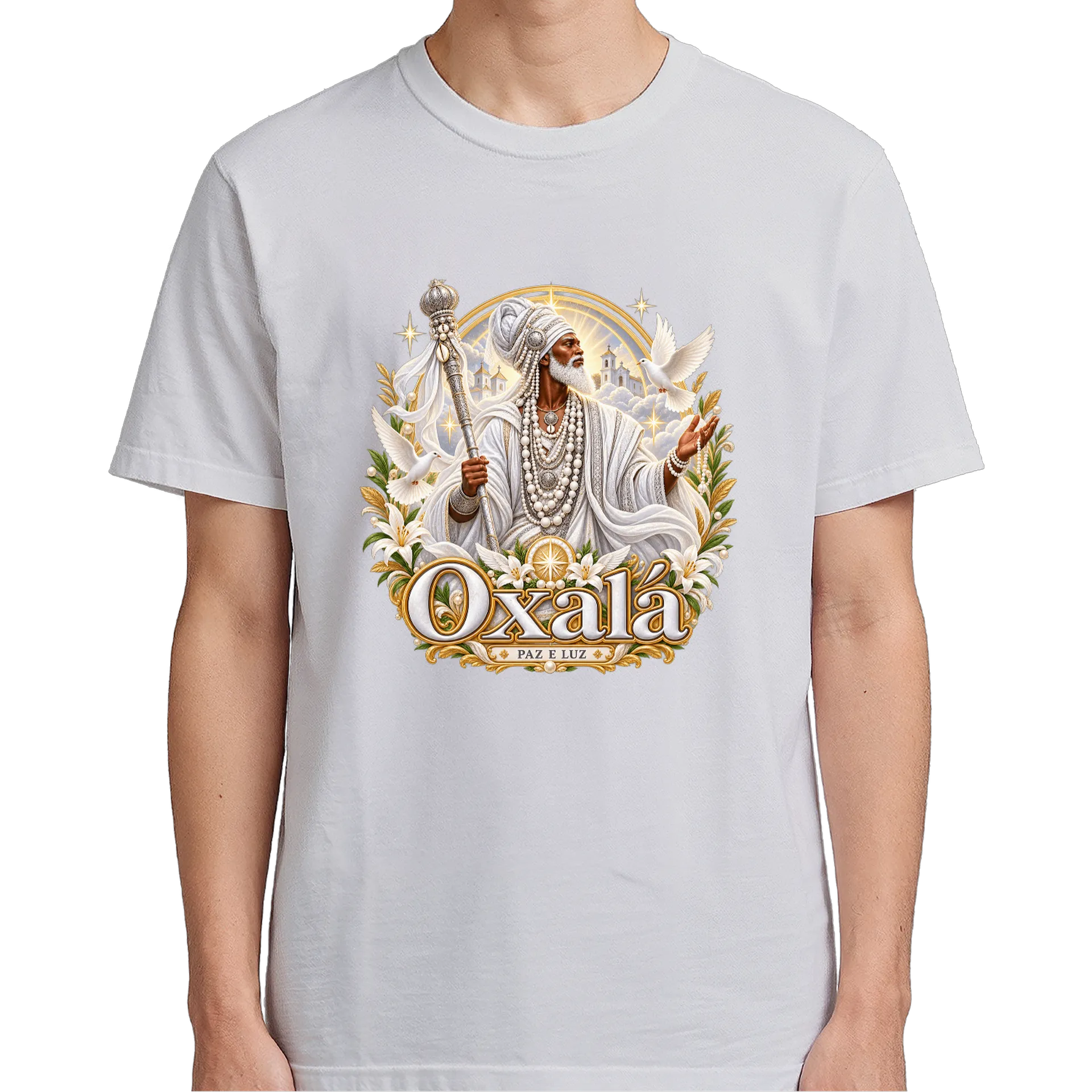 Camiseta Oxalá  de Girassol Místico  — imagem 4 de 6