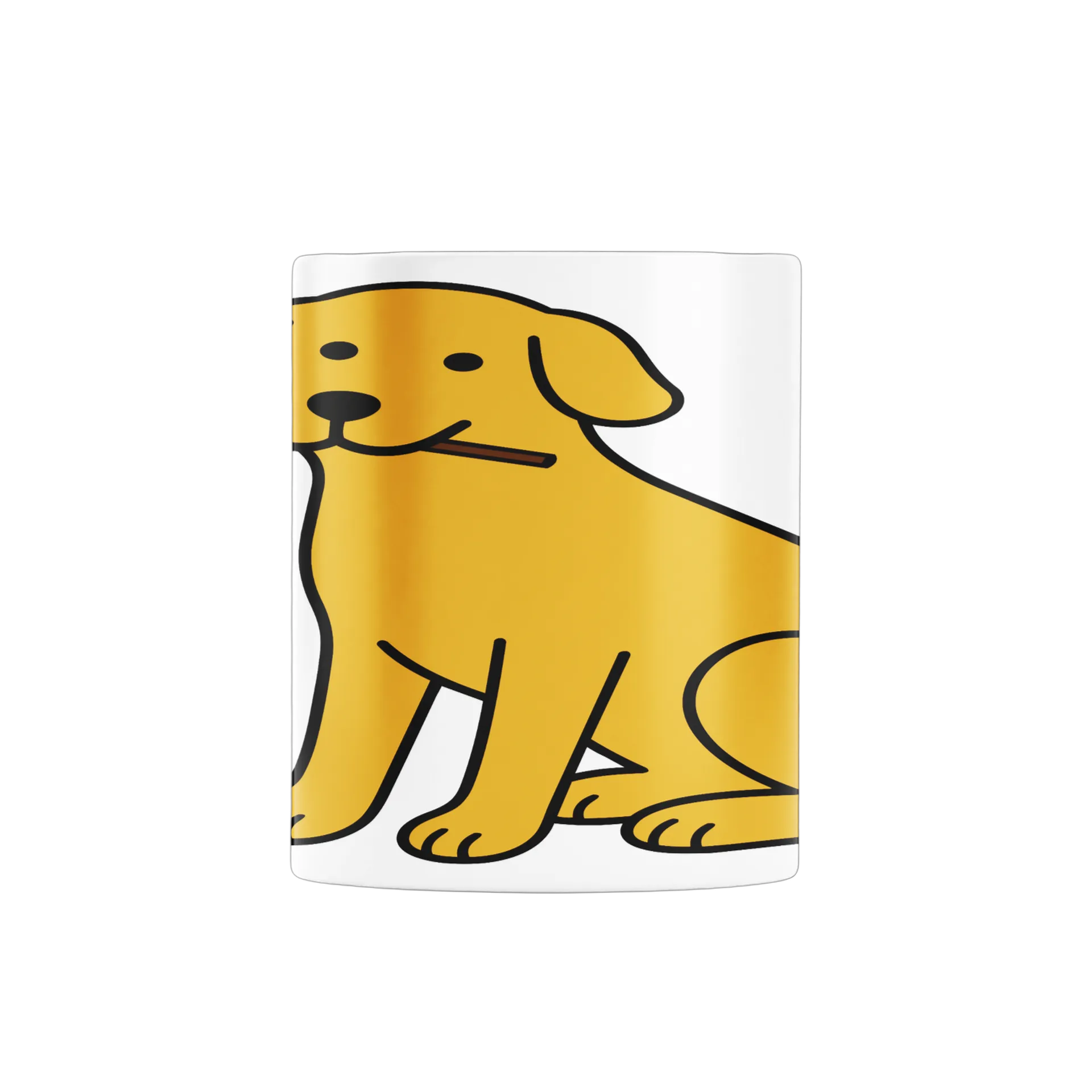 Caneca Cachorro com Bandeira do Brasil Estilo Cartoon 325ml - Imagem 3
