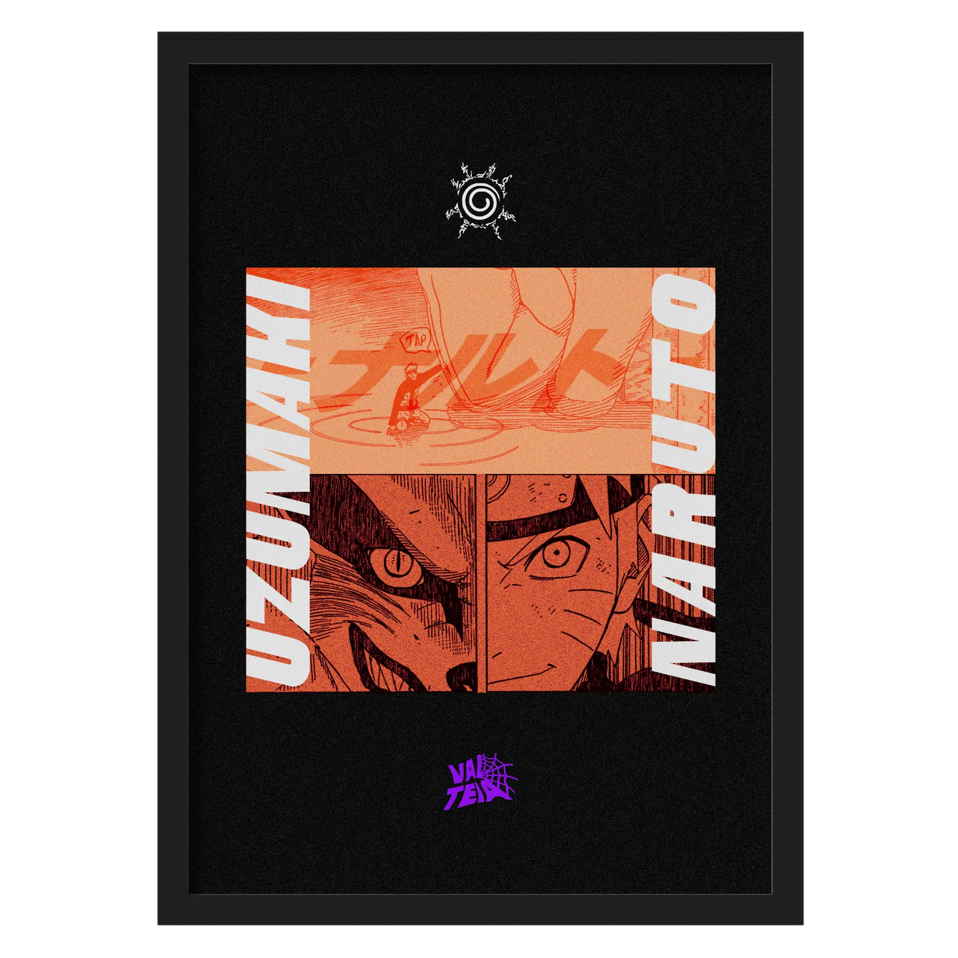 Quadro A3 Uzumaki Naruto - Imagem 1