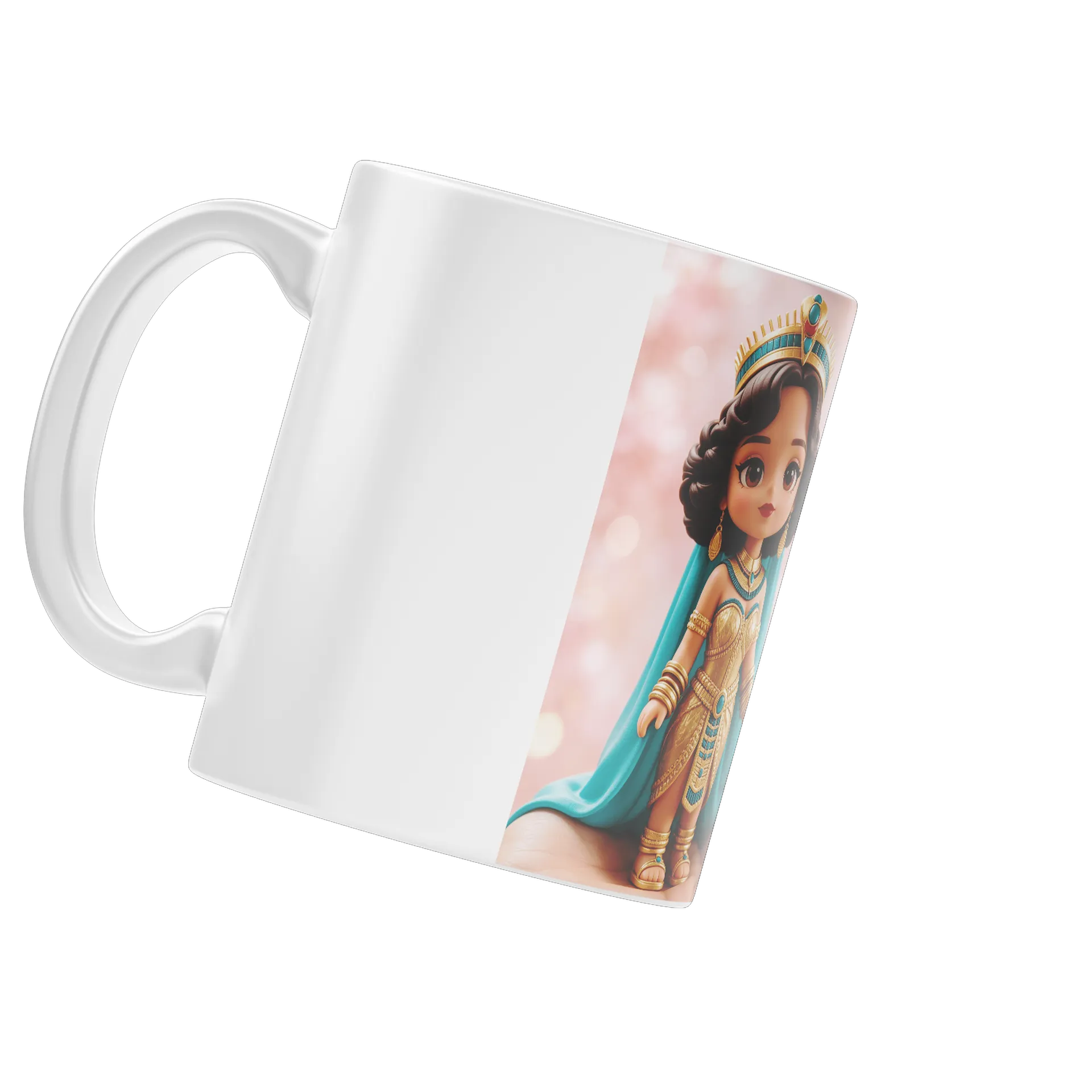 Caneca Porcelana Personagem Egípcia 325ml - Imagem 3