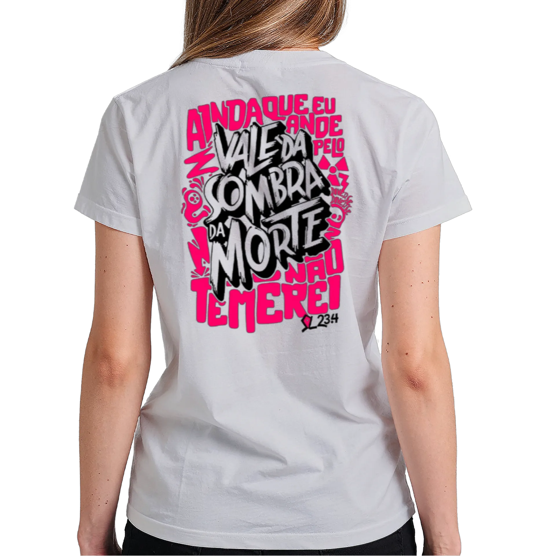 Camiseta Estampa Religiosa 100% Algodão - Imagem 6