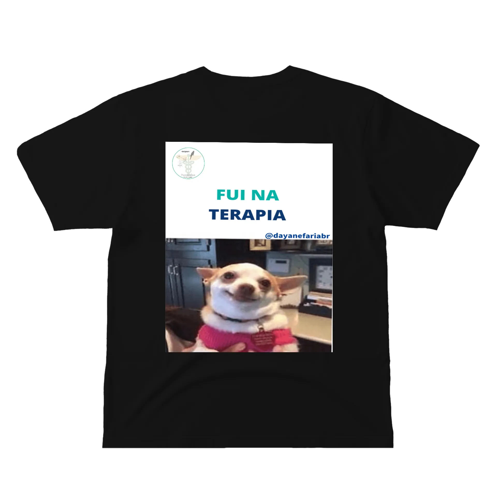 Camiseta Personalizada Frases Terapia 100% Algodão - Imagem 3