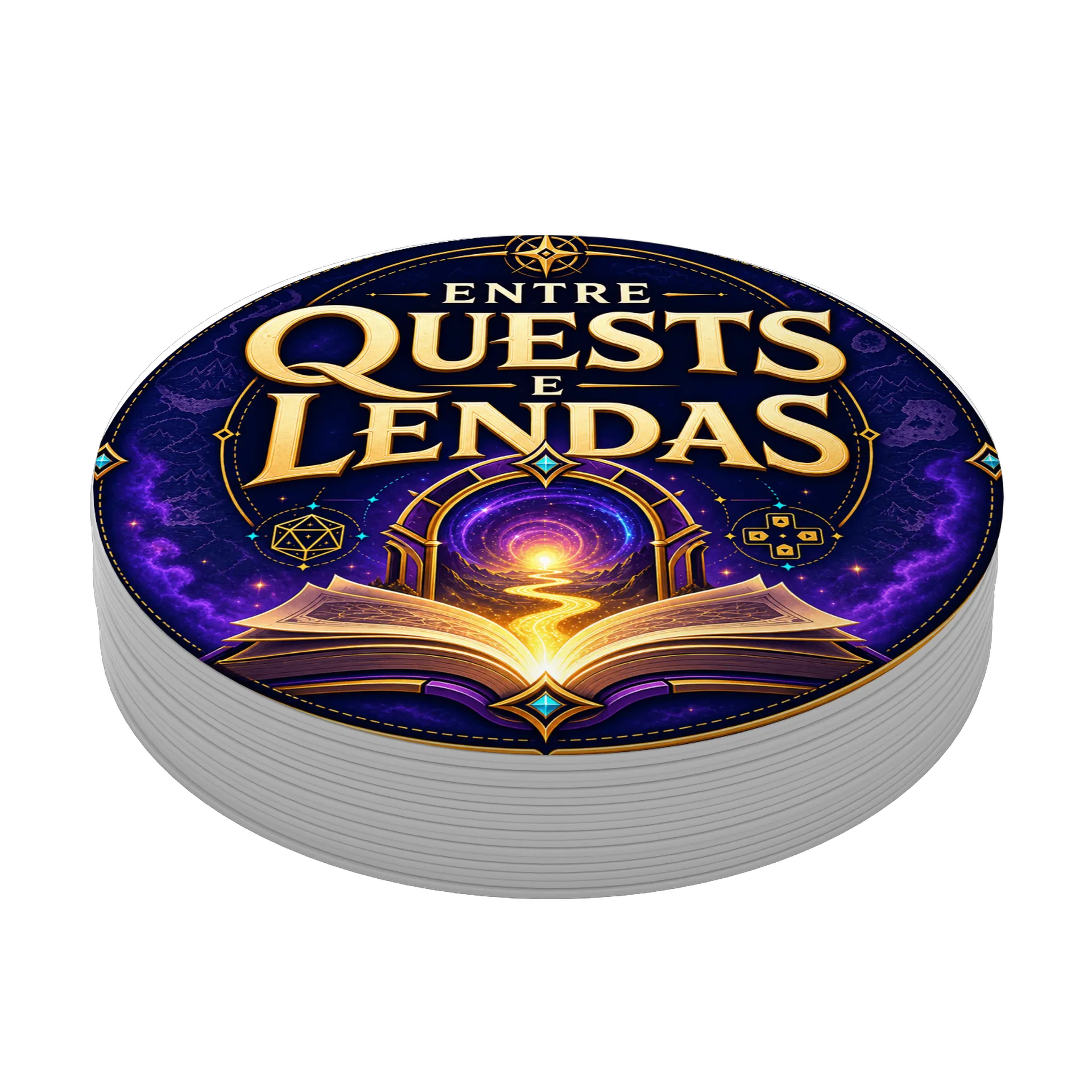 Porta-Copos Entre Quests e Lendas – Edição Oficial de entrequestselendas — imagem 3 de 3