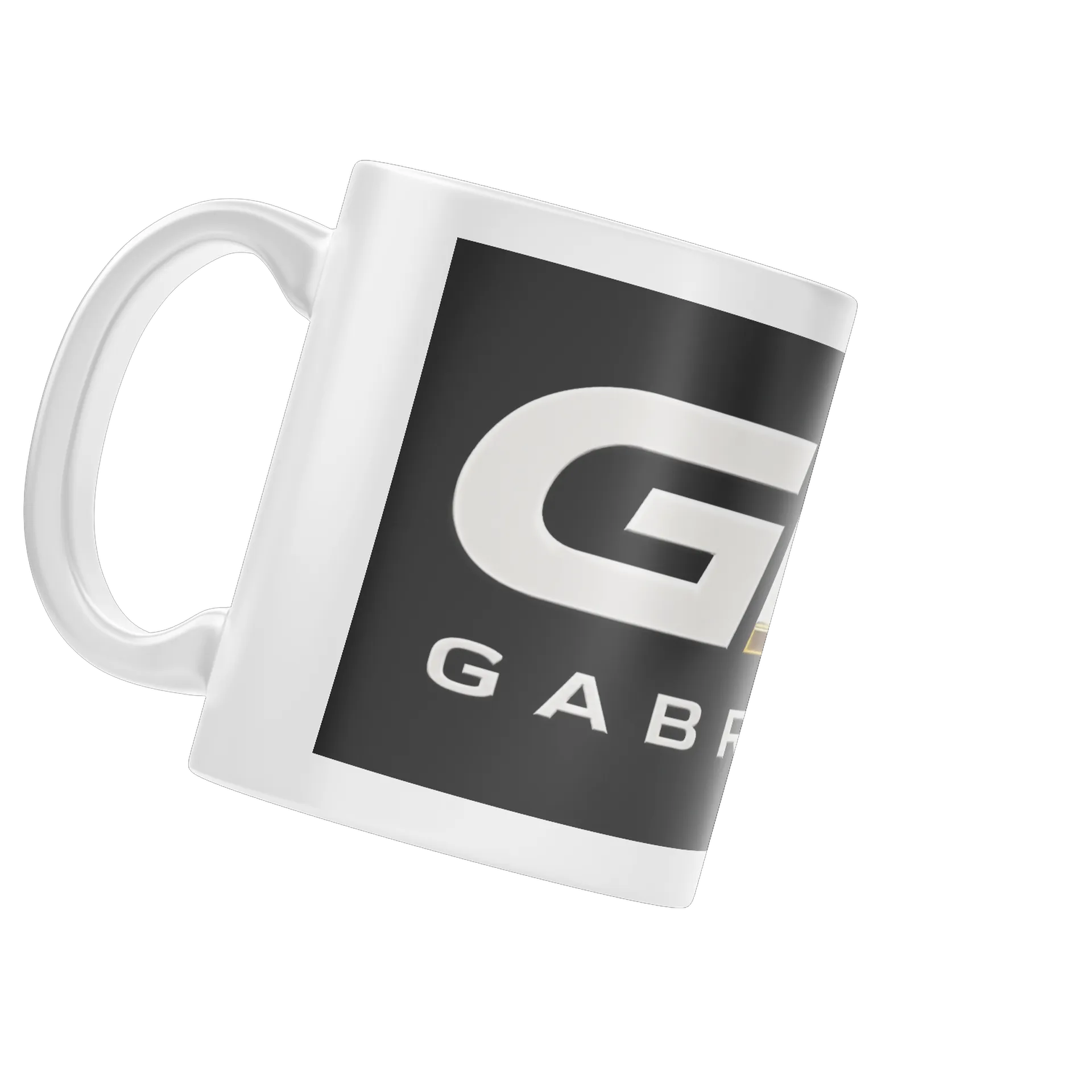 Caneca Porcelana Logotipo GLX Branco 325ml - Imagem 3