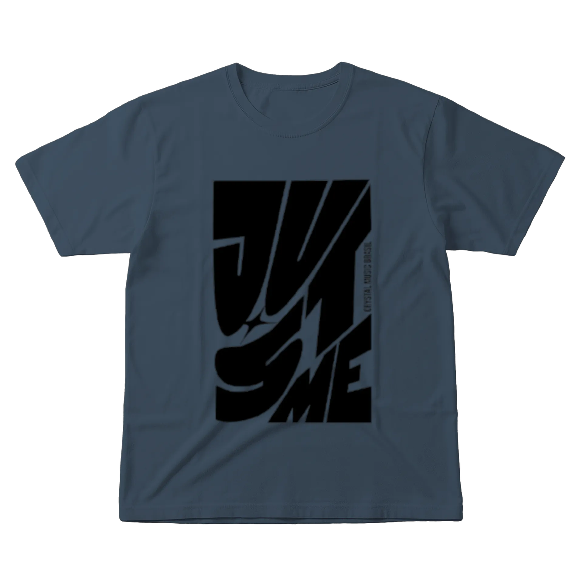 Camiseta CMB "Just Me" - Azul Marinho de Crystal Music Brasil