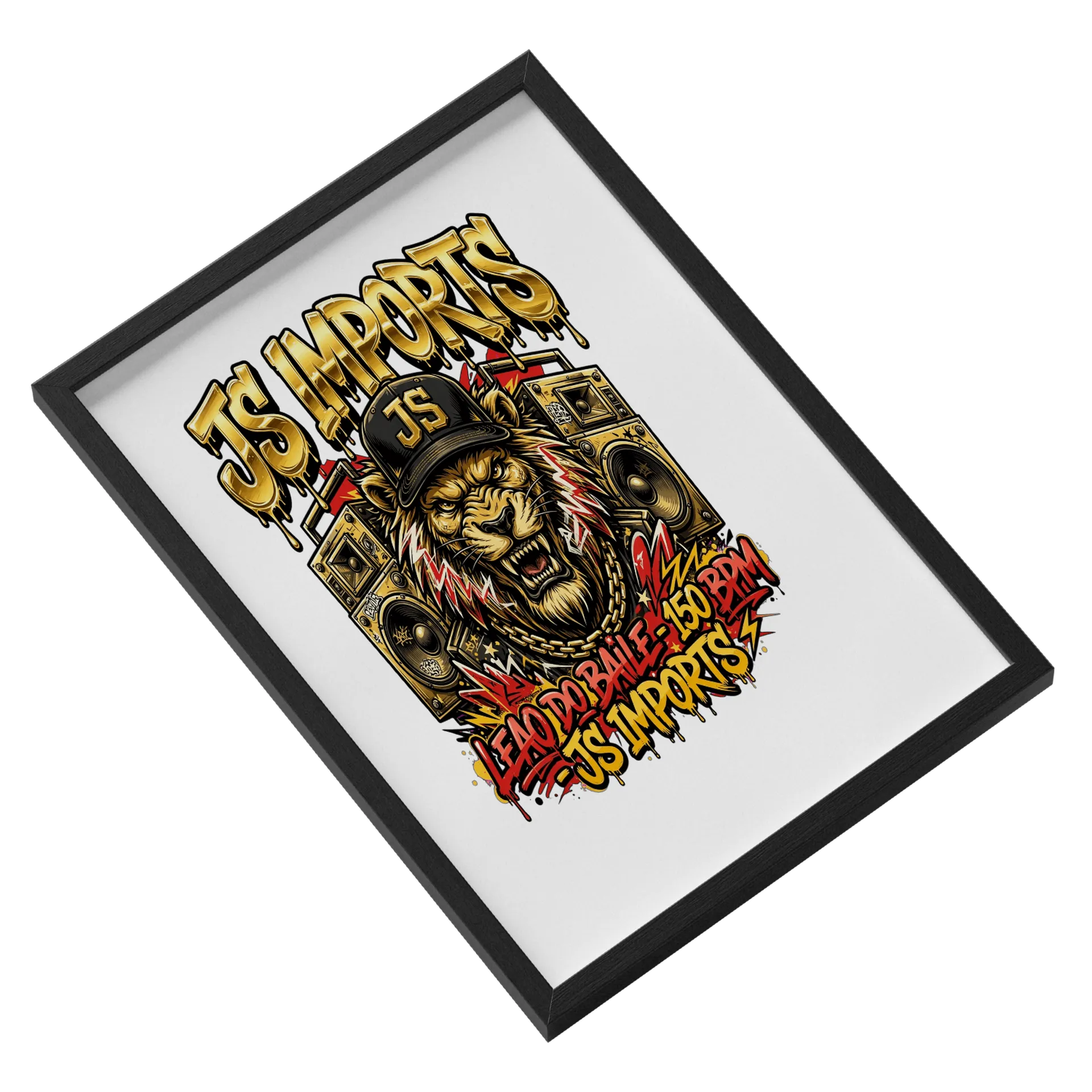 Quadro A3 personalizado Com Vidro - Imagem 2