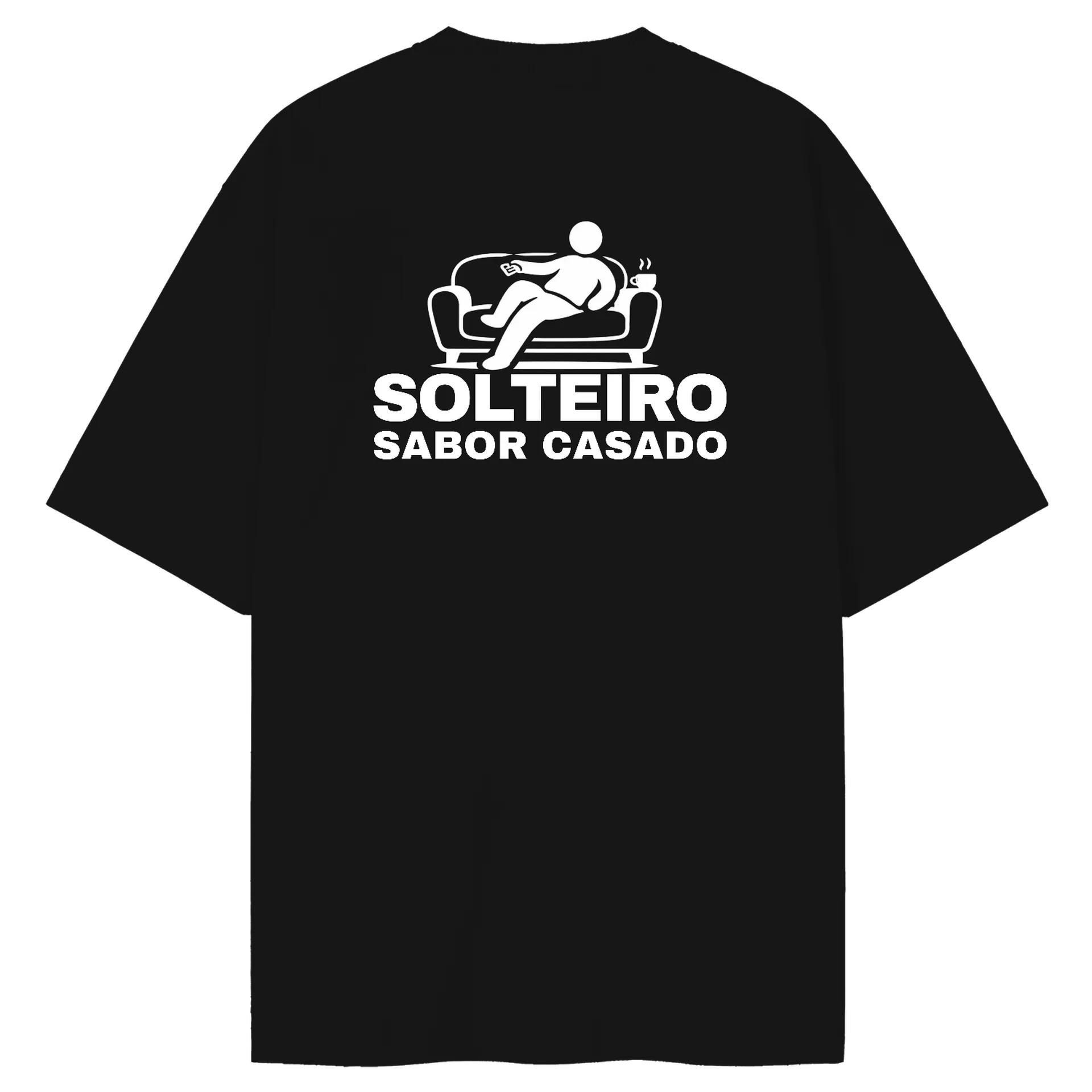 Camiseta Oversized Solteiro Sabor Casado - Imagem 2