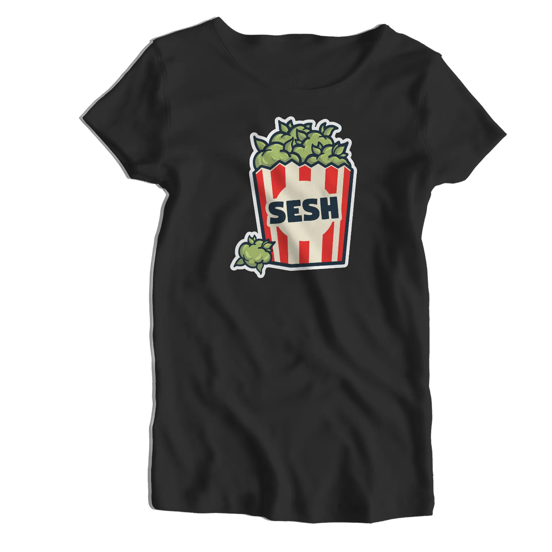 Camiseta Babylook Pipoca SESH 100% Algodão - Imagem 1