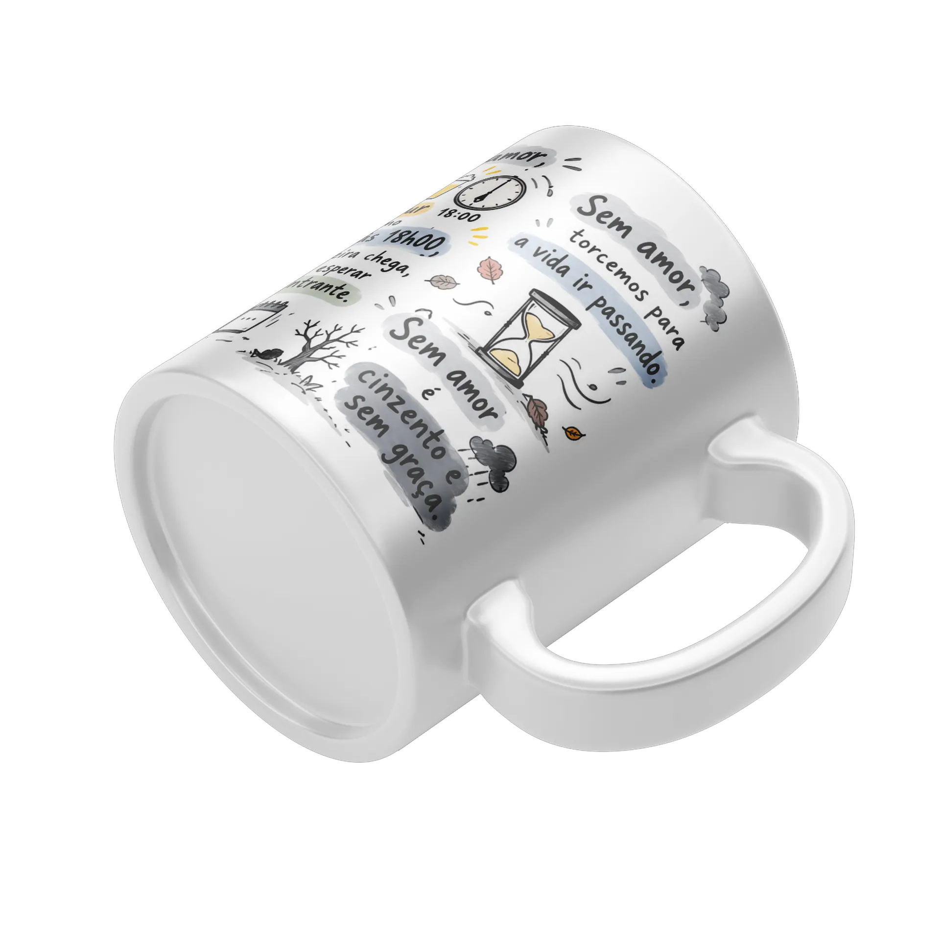 Caneca Com Amor de Cafézinho Nórdico — imagem 4 de 4