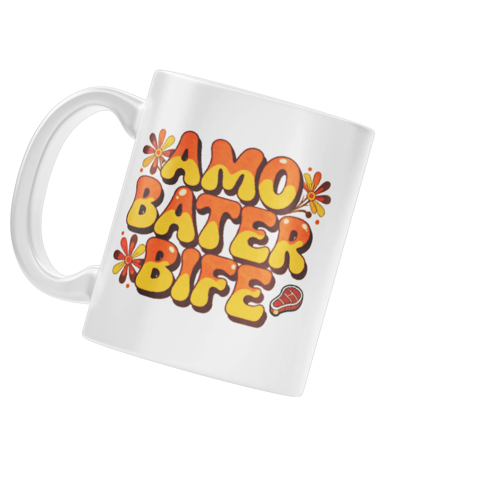 Caneca AMO BATER BIFE - Imagem 3