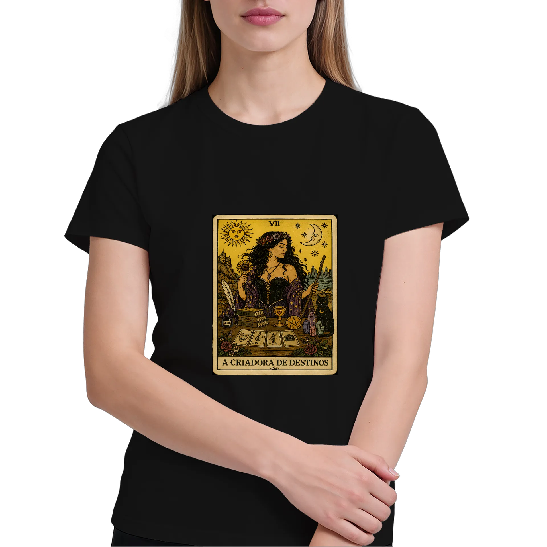 Camiseta A Criadora de Destinos 100% Algodão - Imagem 3