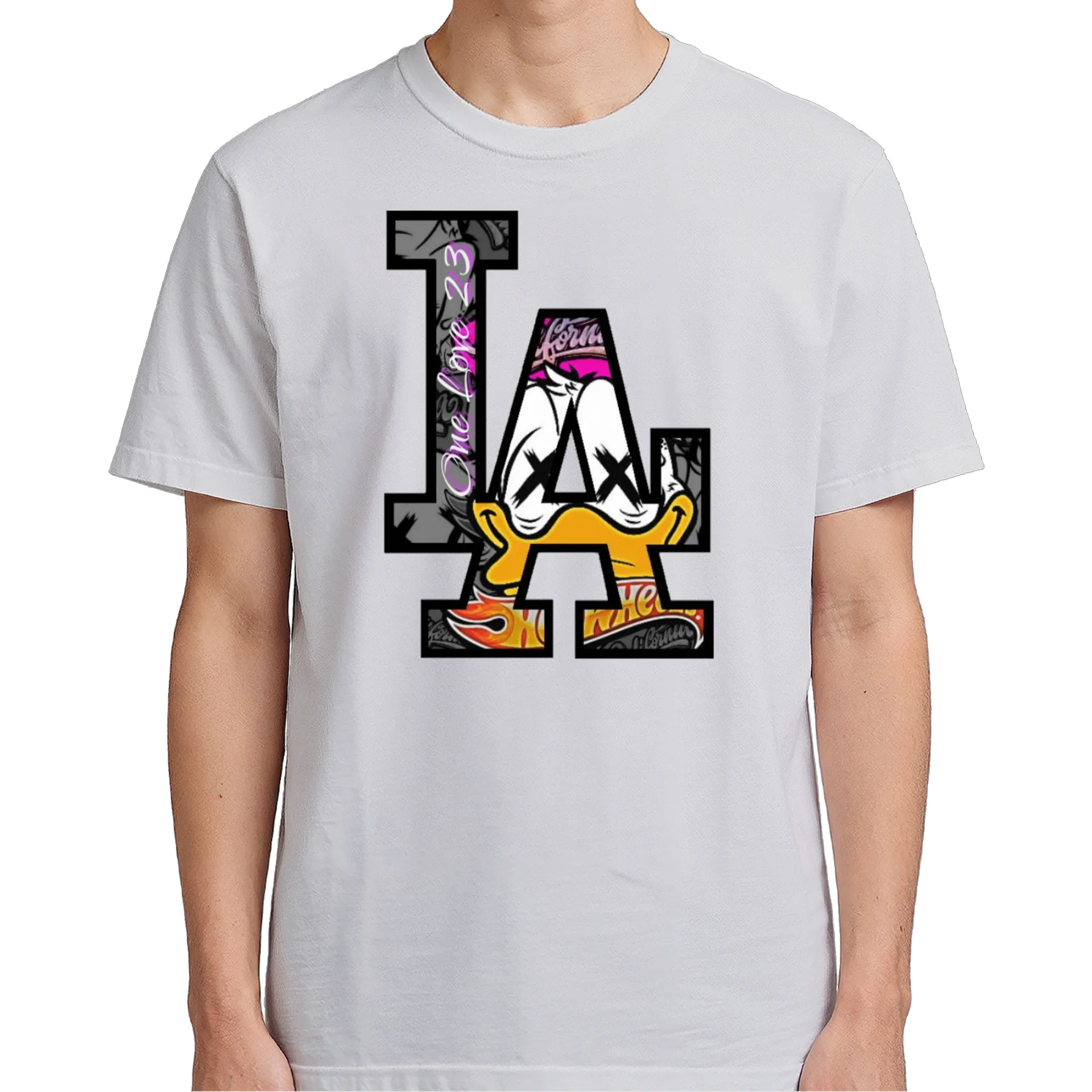 Camiseta Logo Calavera Pop Art 100% Algodão - Imagem 5