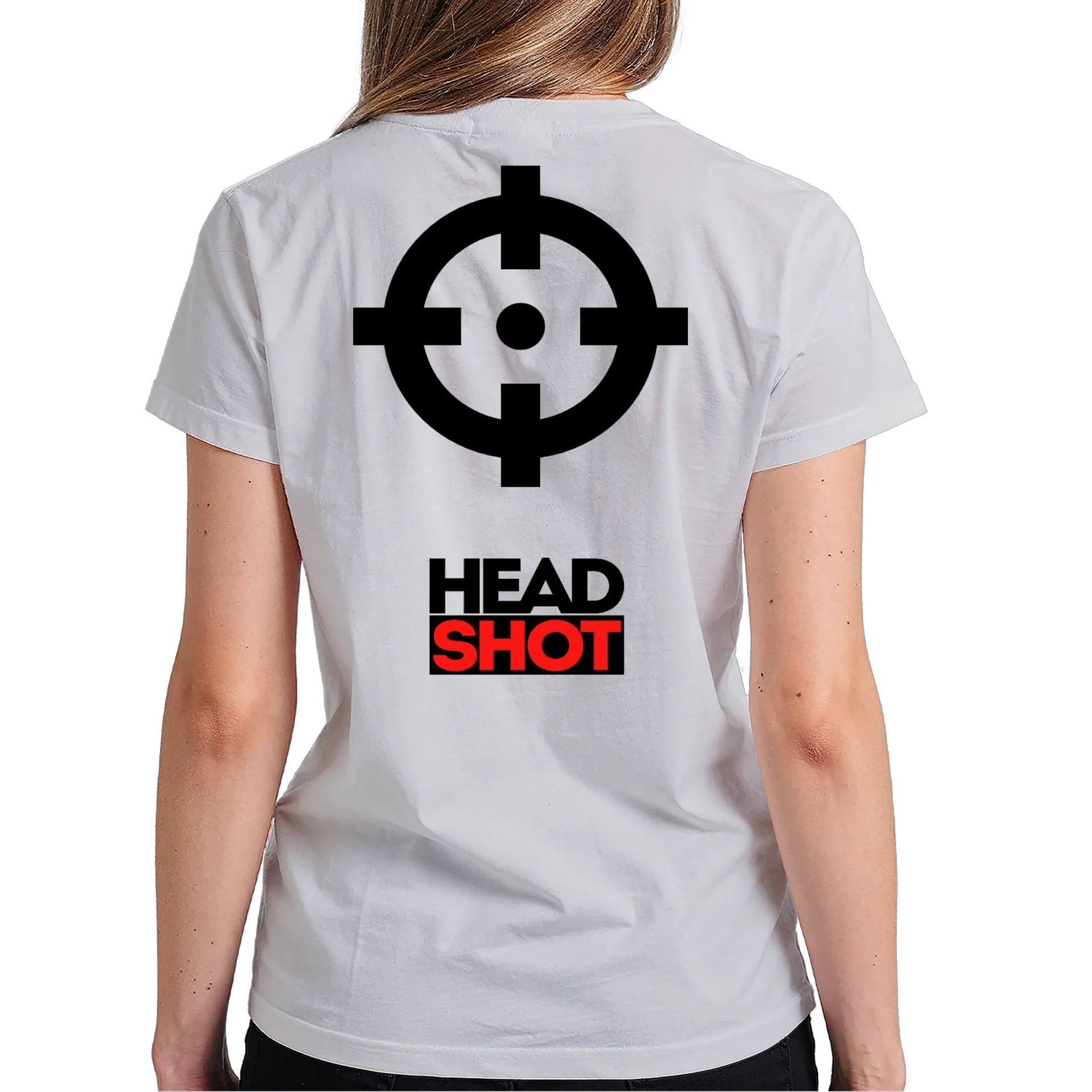 Camiseta Estampa Headshot 100% Algodão Branco e Verde - Imagem 6
