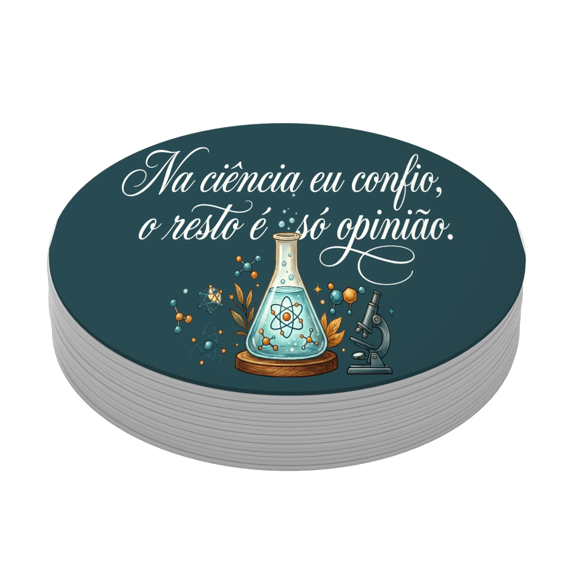Porta-copos personalizado ciencia - Imagem 4