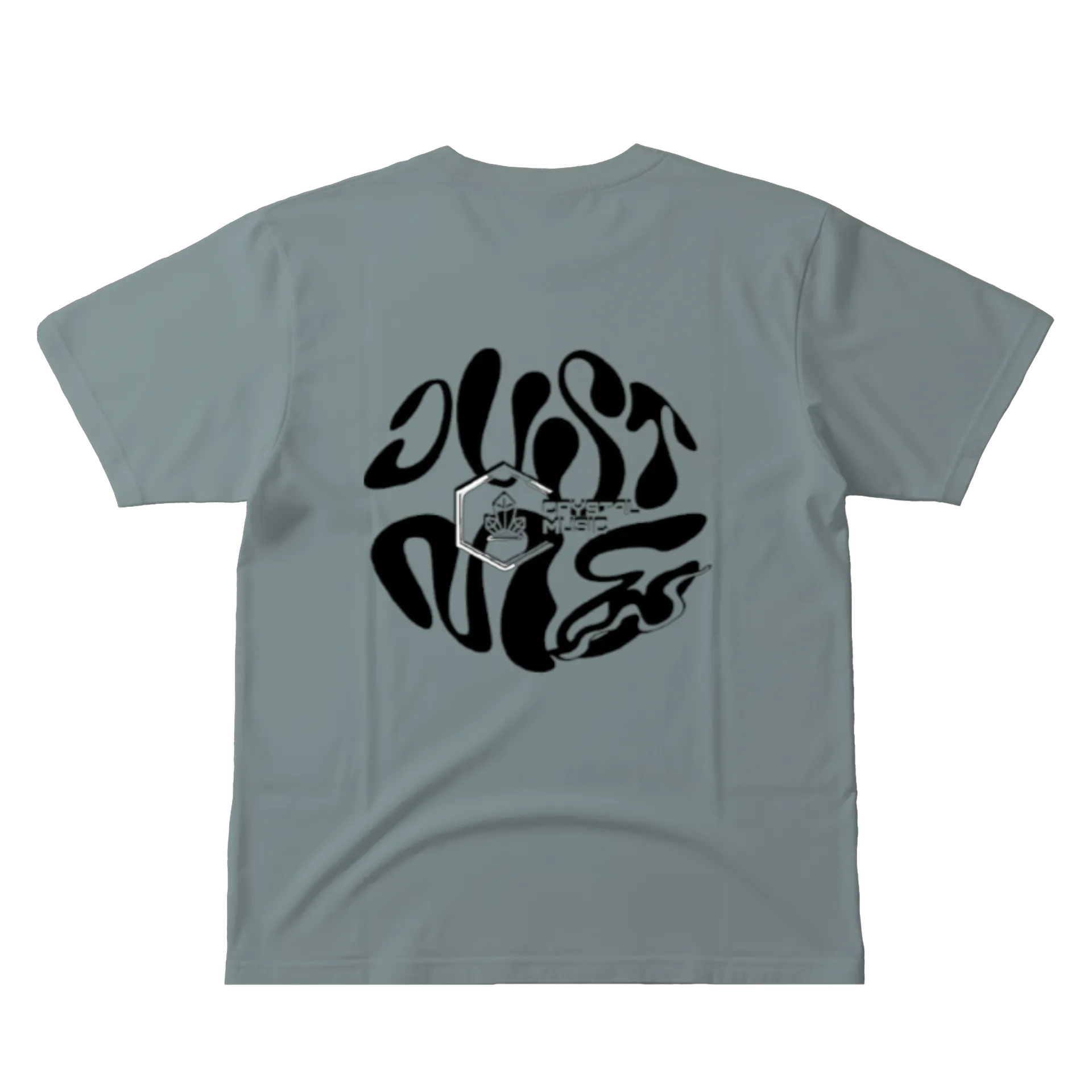 Camiseta CMB "Just Me" - Cinza de Crystal Music Brasil