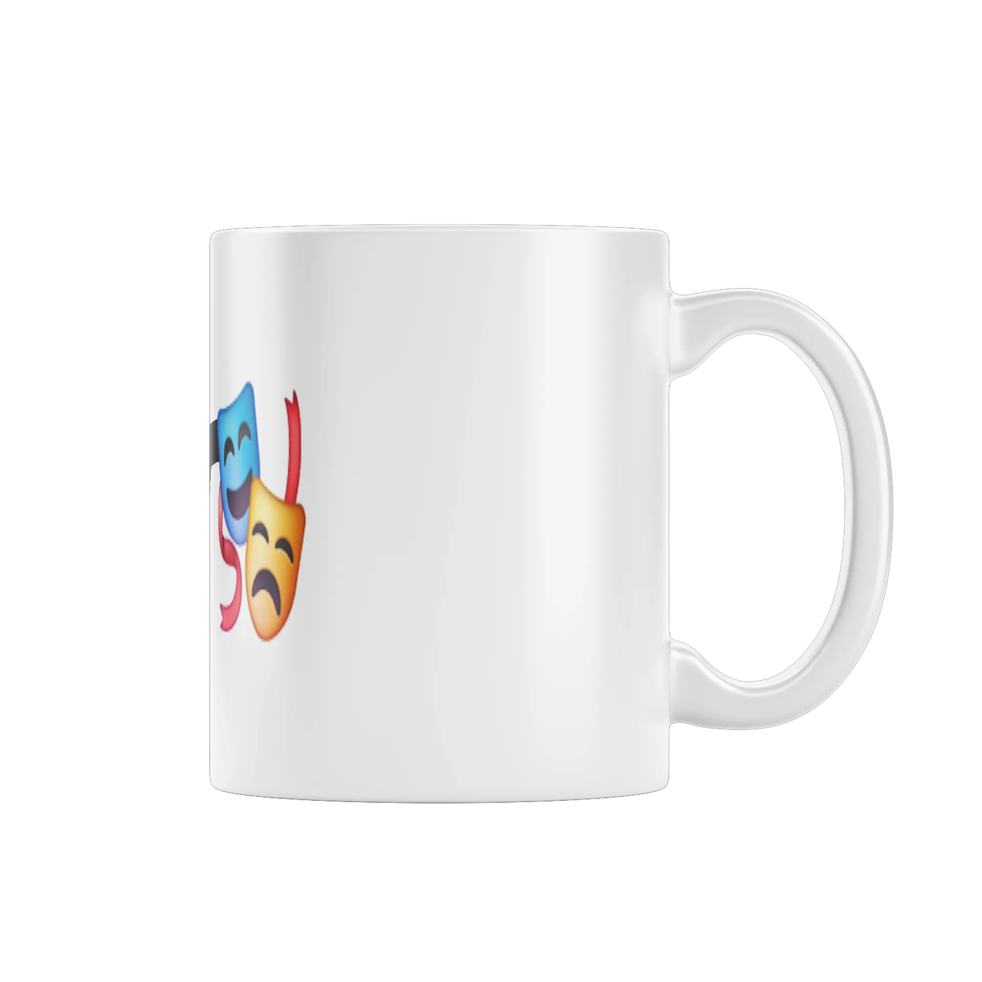 Caneca Porcelana Fitas Festeiras 325ml - Imagem 1