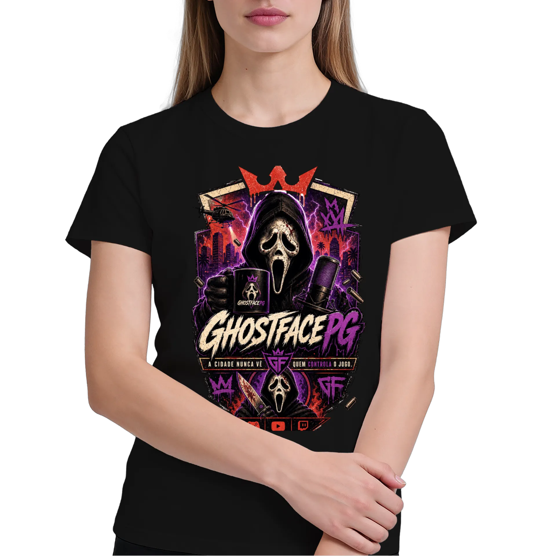 Camiseta GHOSTFACEPG KING CITY - Imagem 4