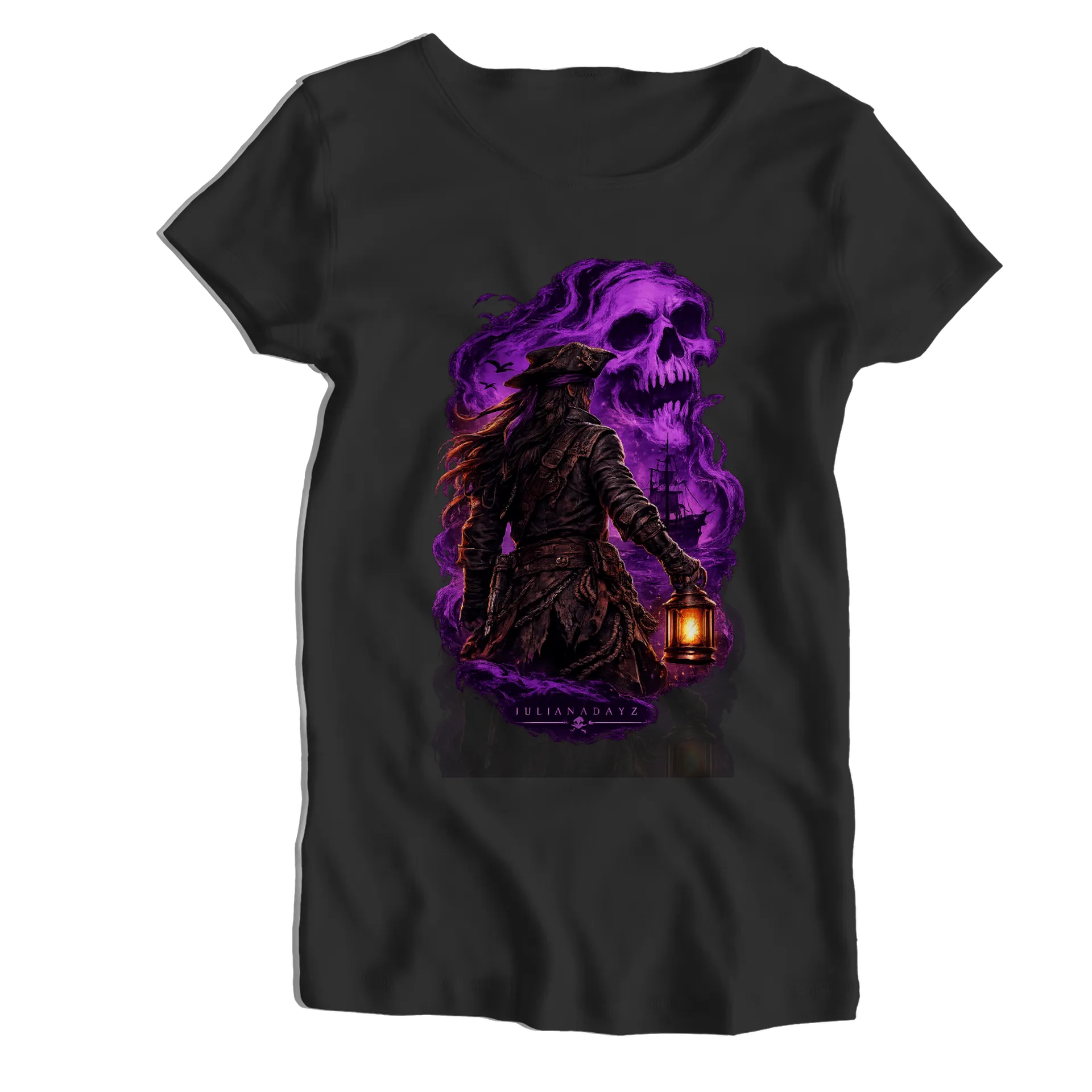 Babylook Caveira Espectral Homem - Imagem 1