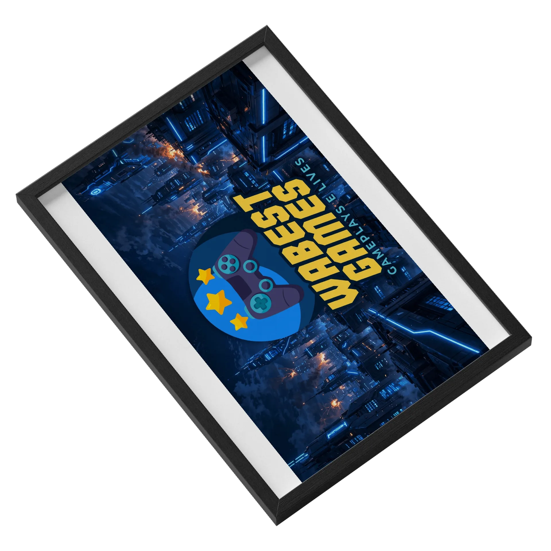 Quadro WABest Games A3 MDF e Vidro de WABEST Games — imagem 2 de 3