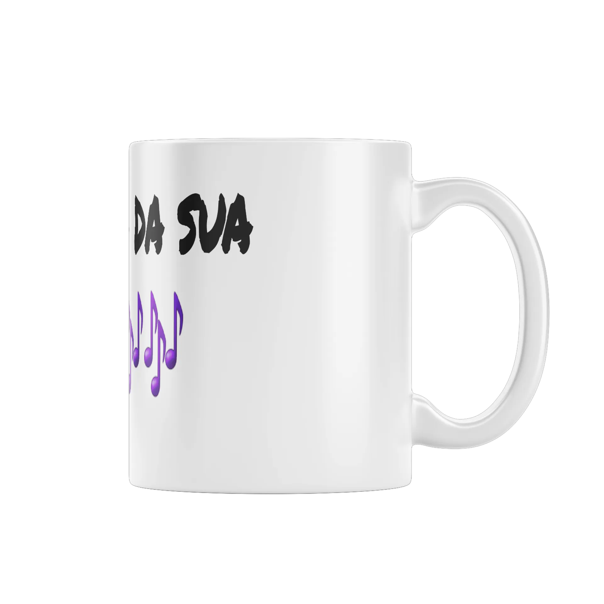 Caneca Porcelana Música Vocal Mulher 325ml - Imagem 1