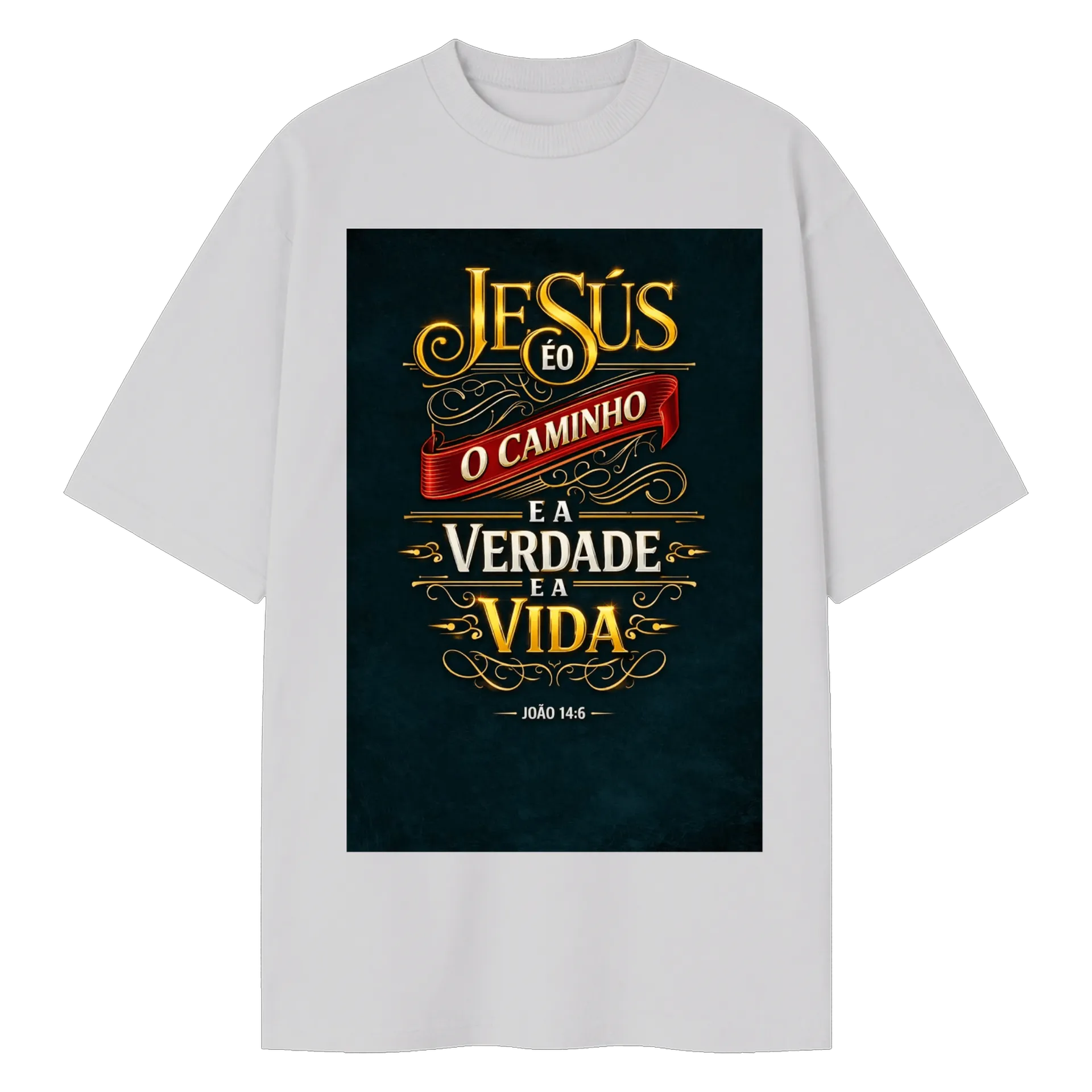 Camiseta Oversized de Lopes Estampas Clássicas  — imagem 1 de 6